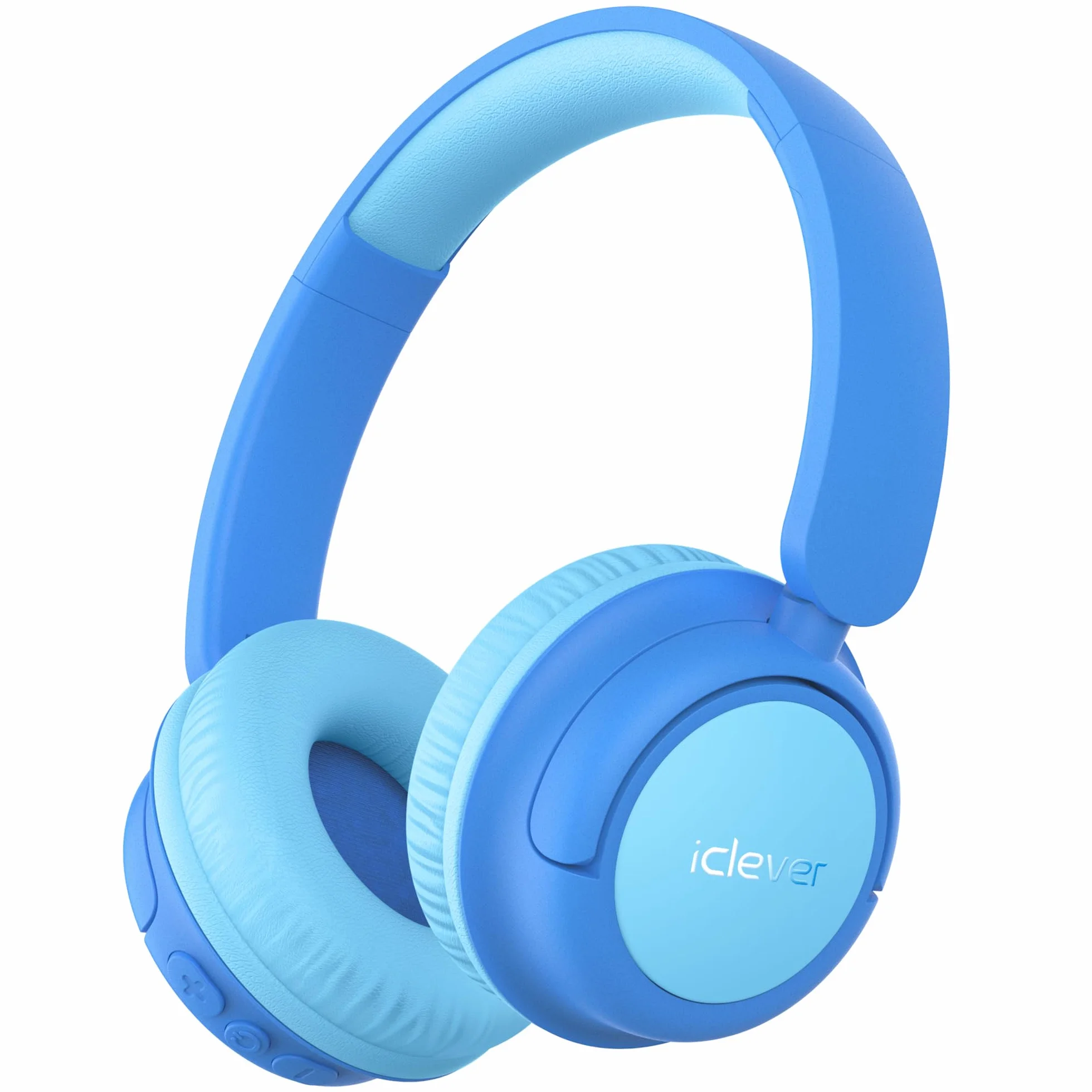 iClever słuchawki Bluetooth dla dzieci, 60 godzin pracy na baterii, ograniczenie głośności 74/85 dBA, dźwięk stereo, Typ-C, Bluetooth 5.4, bezprzewodowe słuchawki nauszne dla dzieci z mikrofonem do