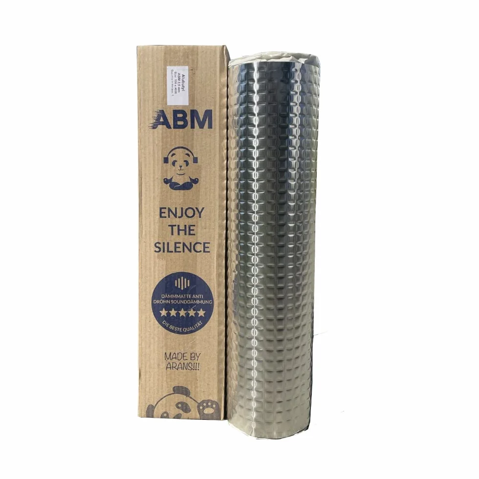 ABM Alubutyl 2mm 50 cm x 400 cm = 2 m² Mata Wyciszająca do Samochodu Wyciszenie Pojazdu