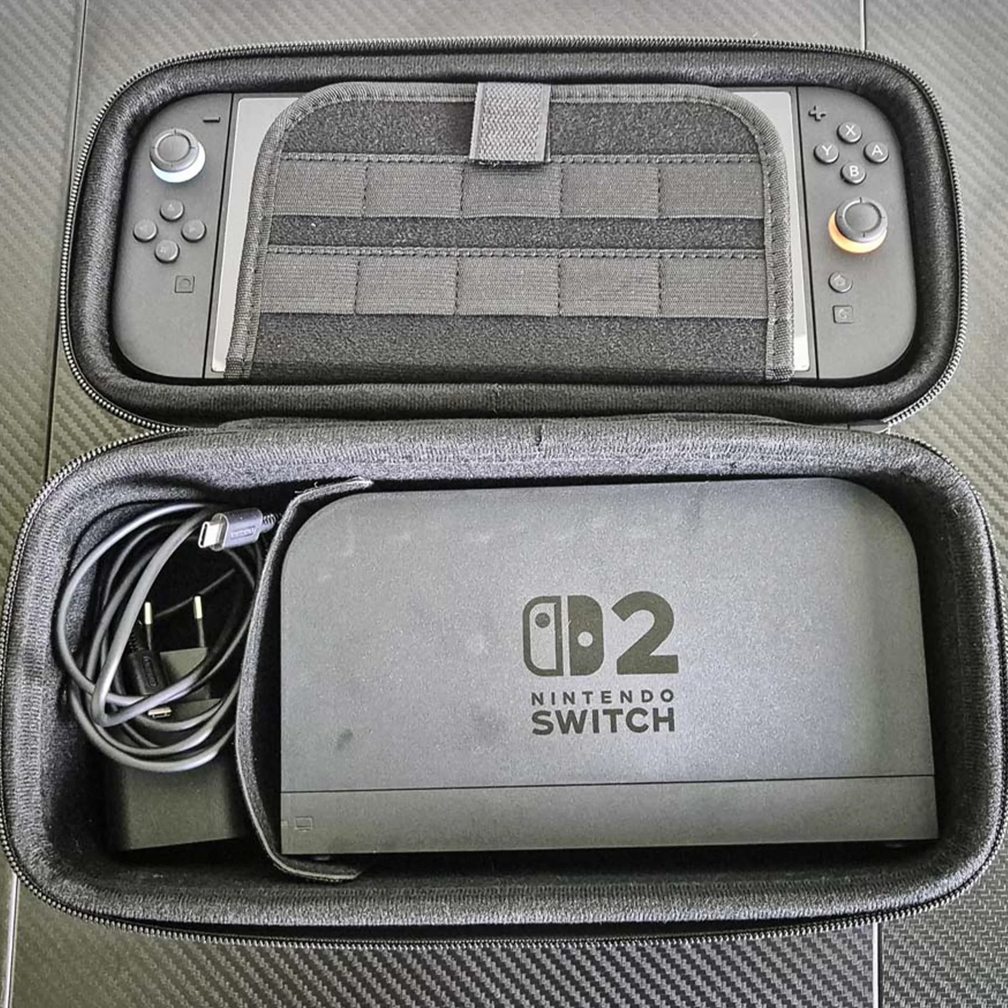 Subsonic - Etui Subsonic do Nintendo Switch 2 - Pokrowiec ochronny Switch 2 z odporną na wstrząsy obudową Duża torba do przenoszenia i przechowywania w formacie XL na konsolę, gry i akcesoria Switch 2
