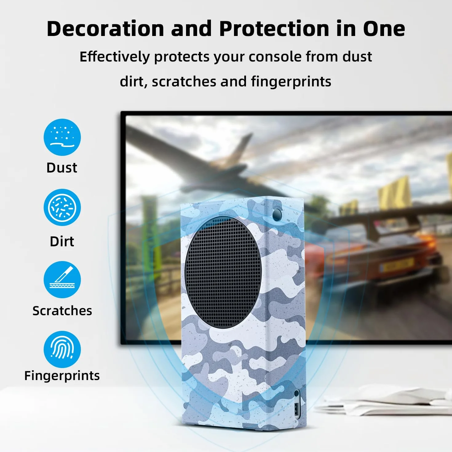Mcbazel Magnetyczne etui Smart Wraps etui ochronne osłona osłona Case do Xbox Series S