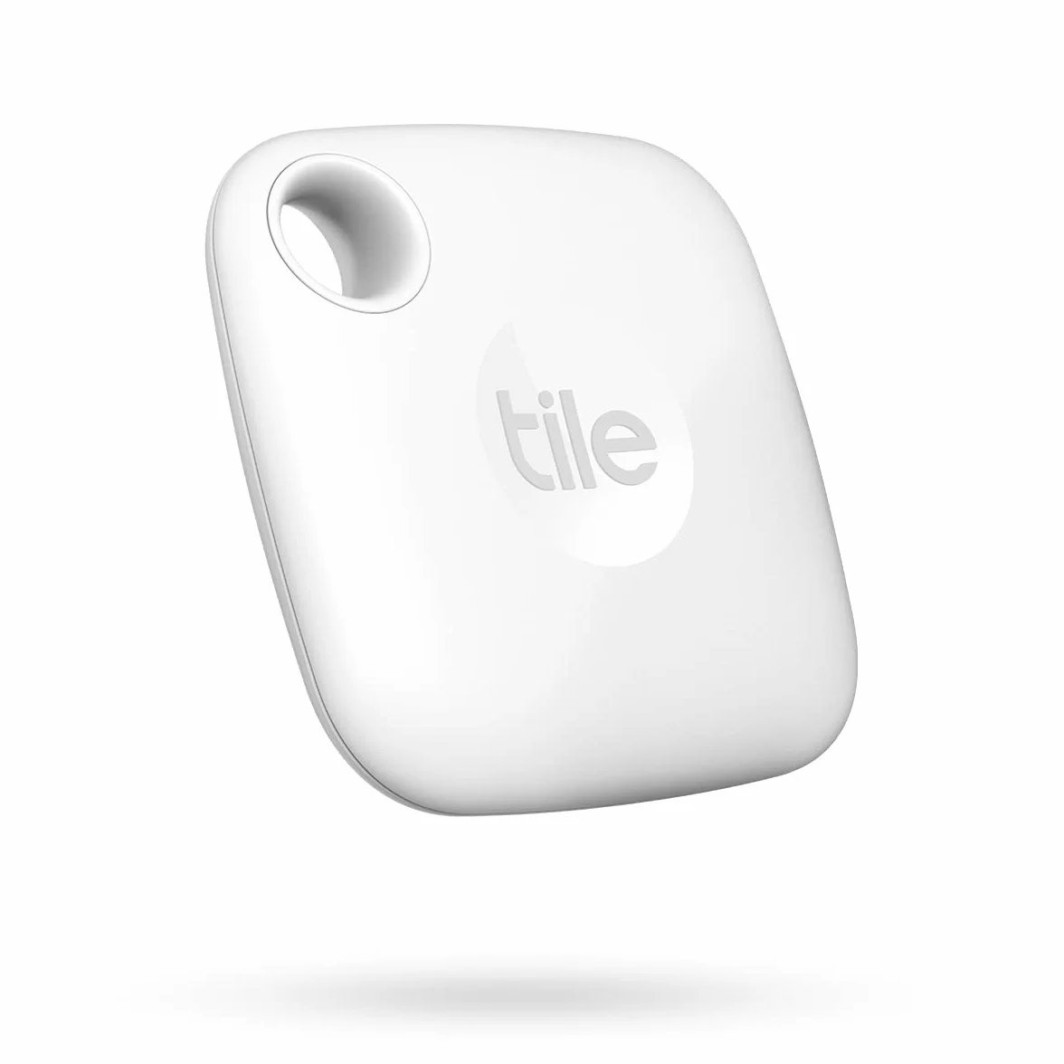 Tile Mate (2022) Lokalizator Bluetooth do znajdowania kluczy, toreb i innych przedmiotów, 1 Pak, zasieg 60m, aplikacja iOS i Android, Biala