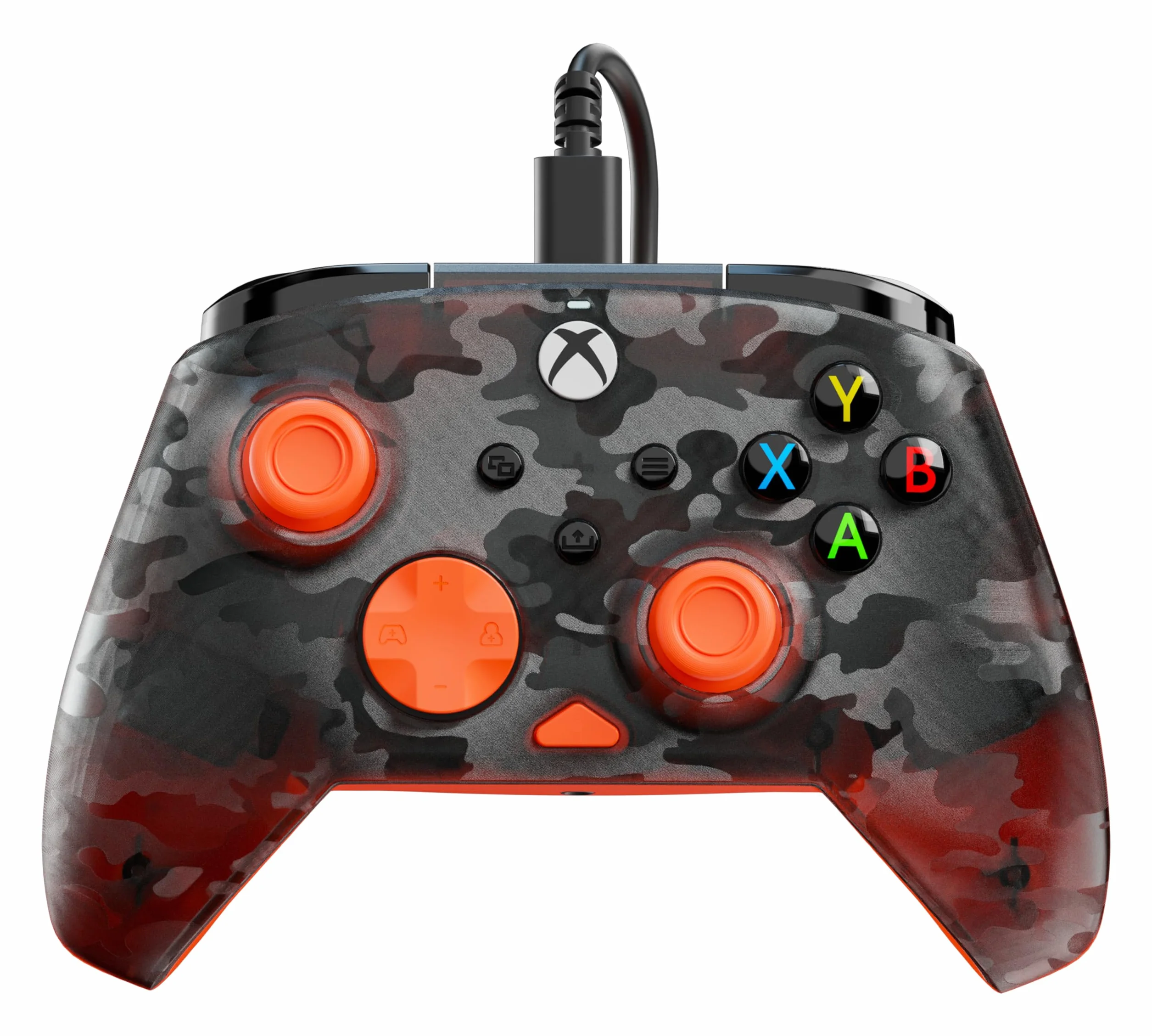 Turtle Beach Rematch Core Ghost Black Camo/Orange Wired – licencjonowany do Xbox Series X i S, Xbox One i komputerów z systemem Windows