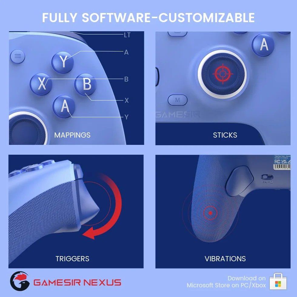 GameSir G7-SE Wired Controller for XBOX & PC Blue