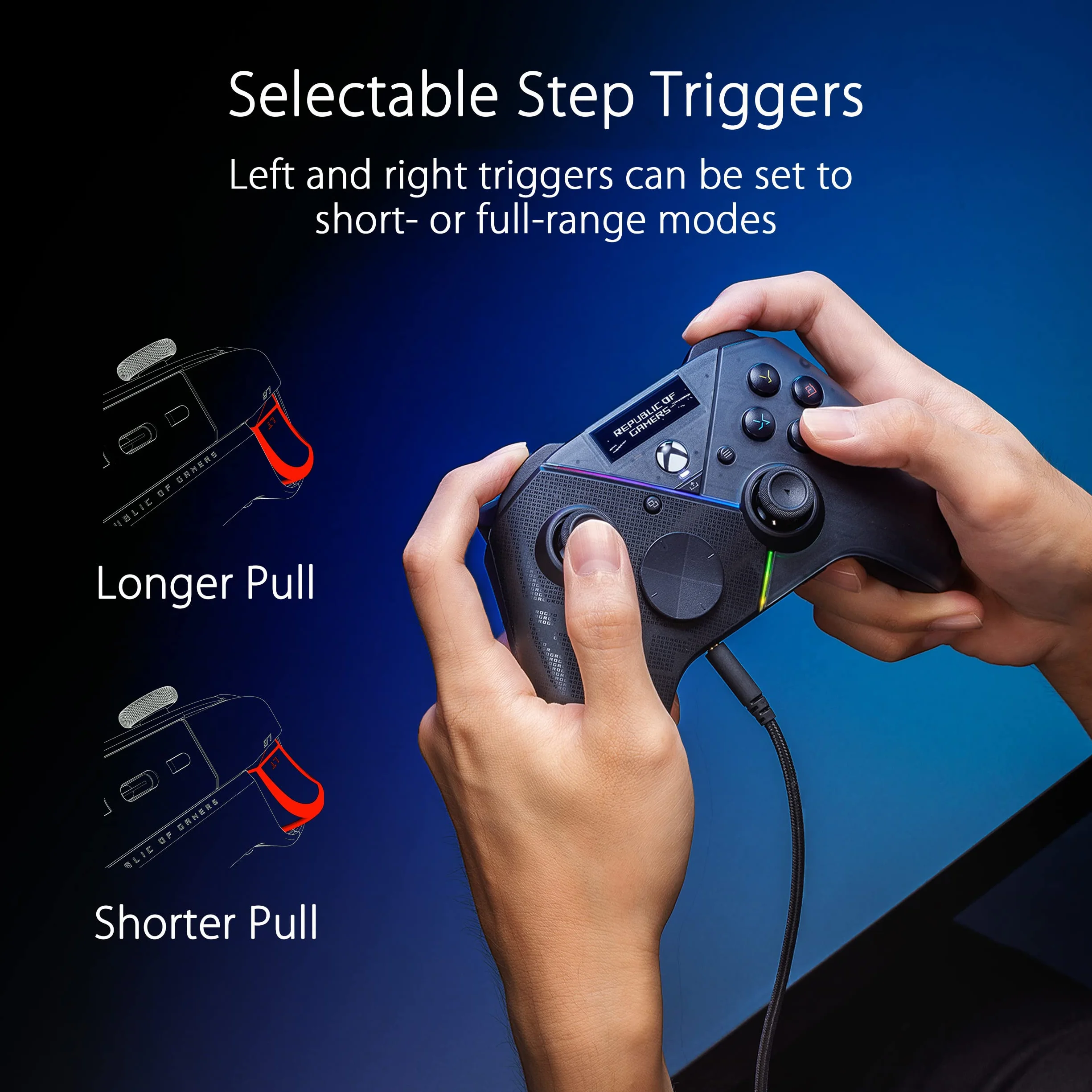 Asus - Manette Sans Fil ROG Raikiri Pro