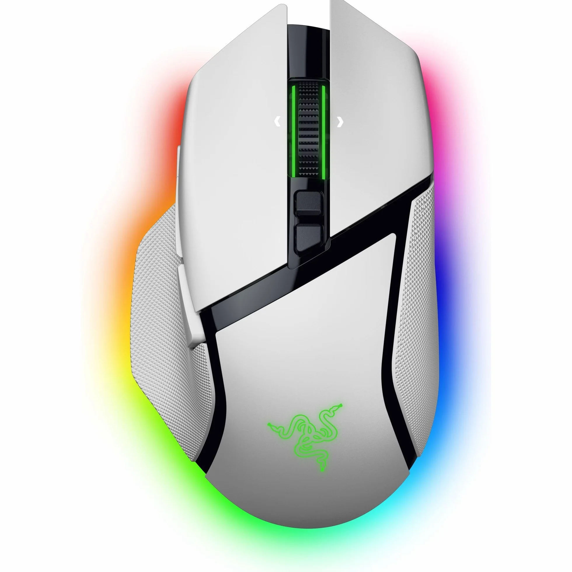 Razer Basilisk V3 Pro 35K Biała bezprzewodowa ergonomiczna mysz do gier z czujnikiem optycznym 35K