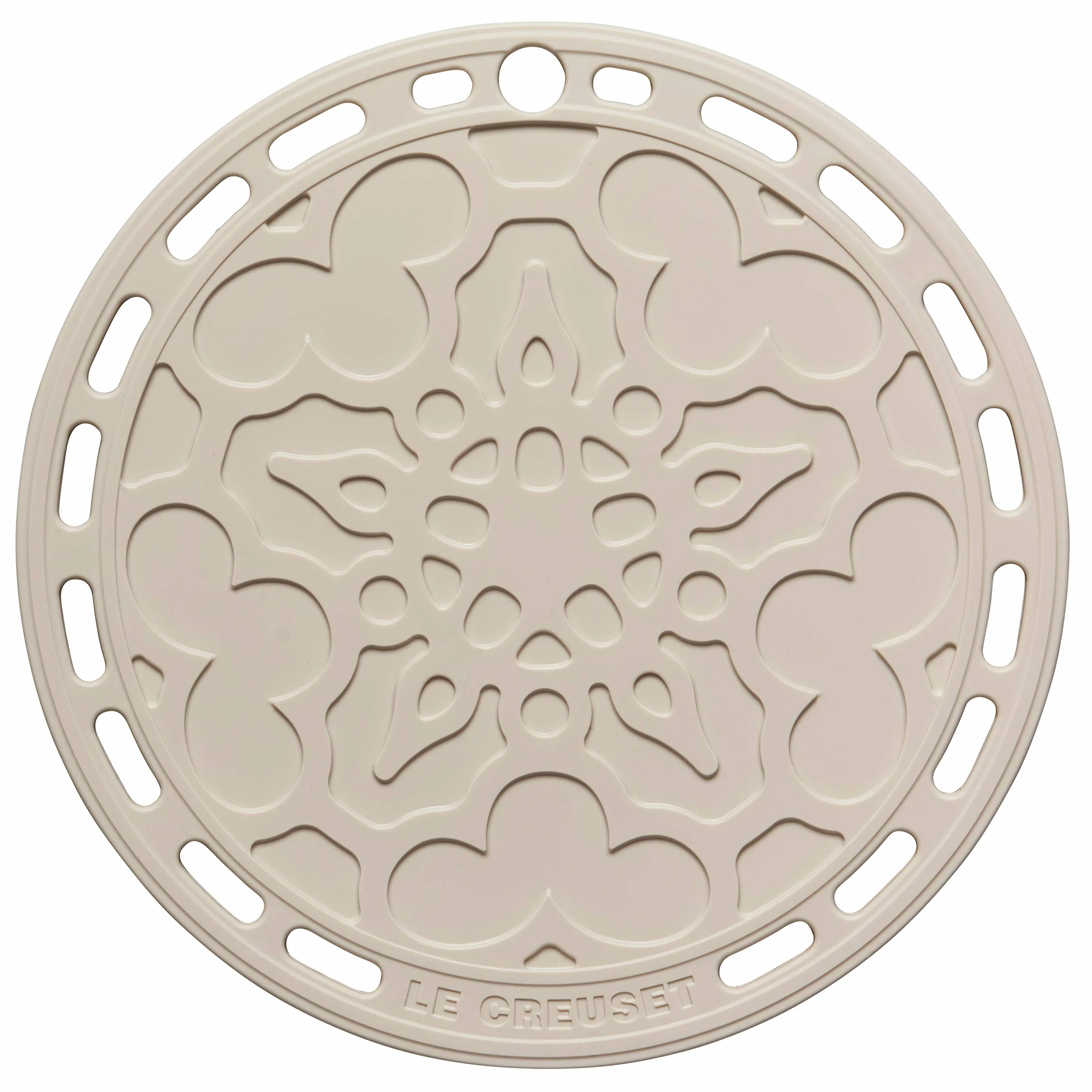 Le Creuset Podkładka francuska silikonowa odporna na temperaturę do 250°C Ø 20 cm Meringue