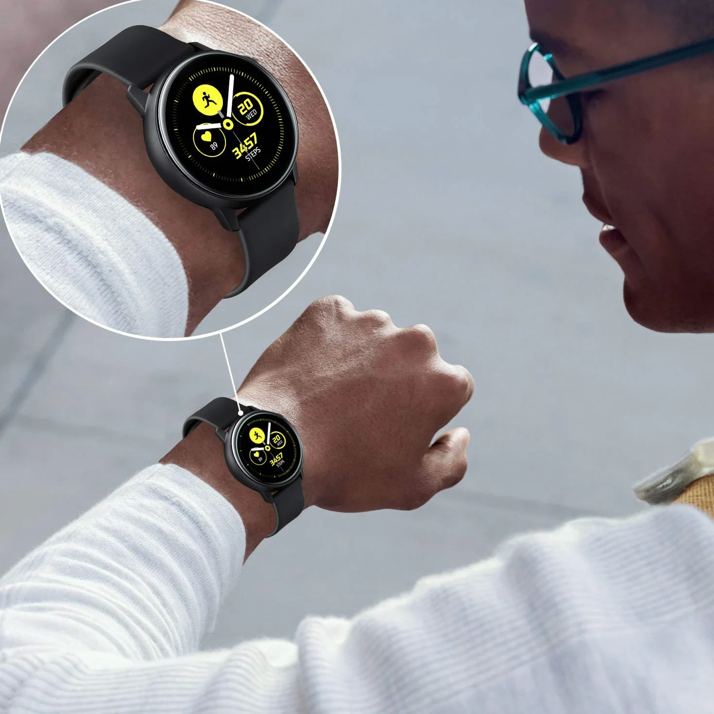 VGUARD Zestaw 6 sztuk osłon do Garmin Vivoactive 6 / Garmin Vivoactive 5 / Samsung Galaxy Watch Active 2 40 mm/Galaxy Watch Active, pełne pokrycie, przezroczysta folia ochronna HD