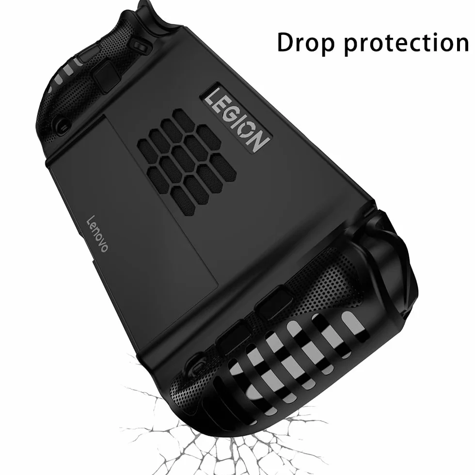 Etui na Lenovo Legion Go 2, Ultracienkie Miękkie TPU Etui z Podpórką, Shockproof Ochronne Kickstand Case dla Lenovo Legion Go 2-Czarny
