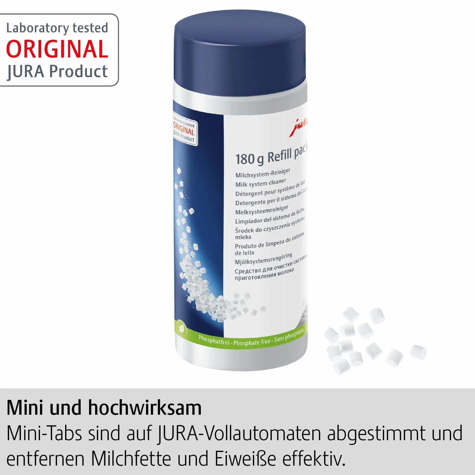 Jura Melksysteemreiniger Mini Tabs Navulling