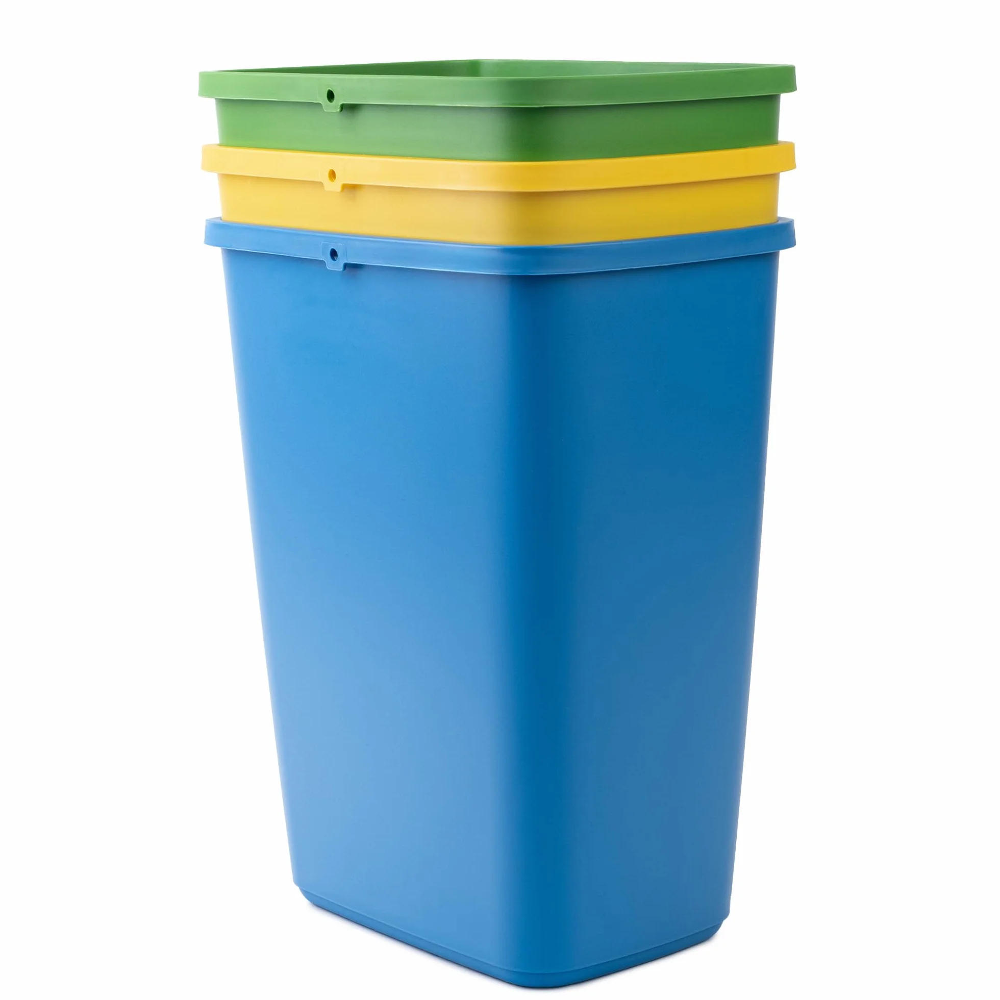 KADAX Sorter odpadów 3x12 l do segregacji szkła plastiku papieru