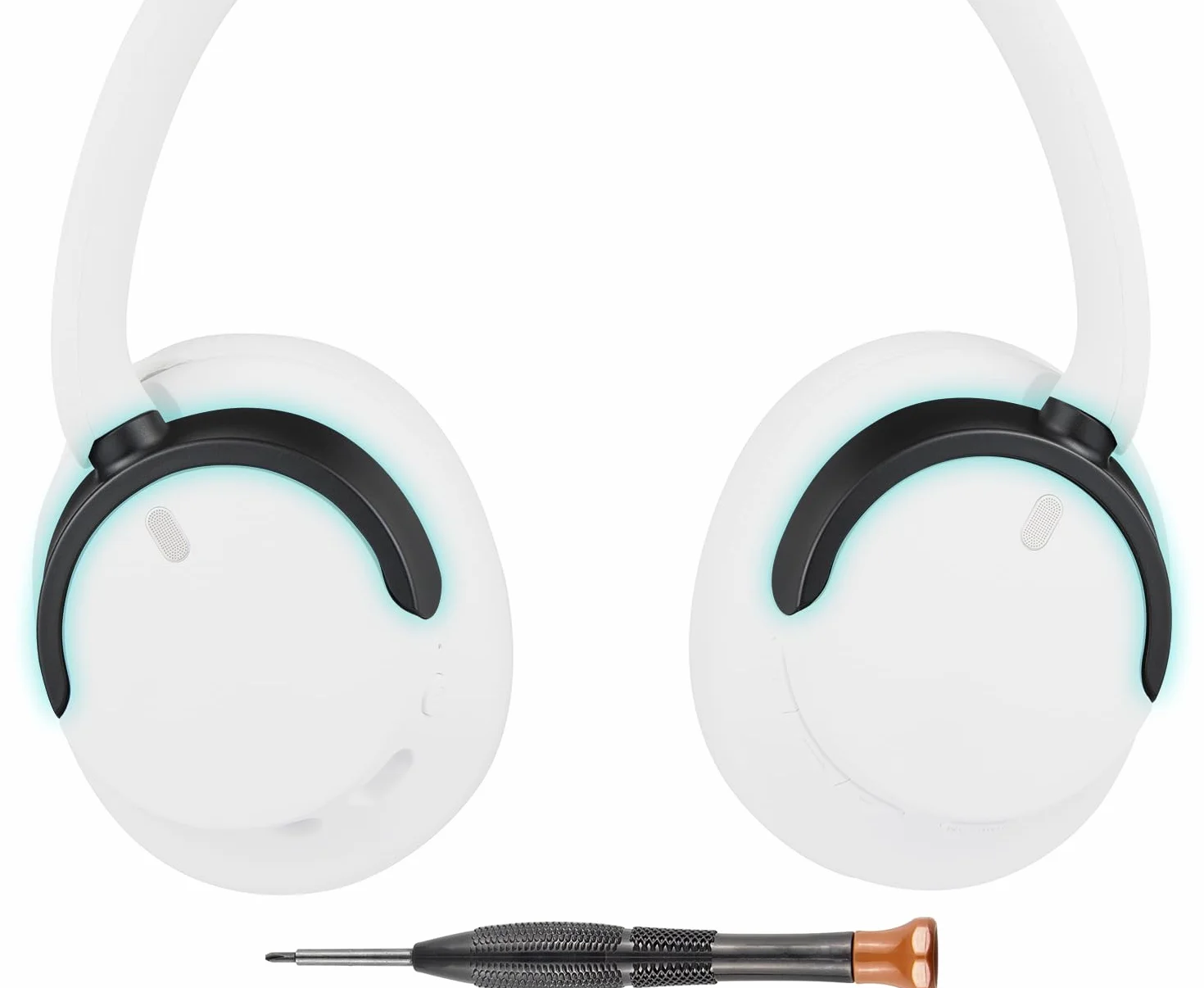 SOULWIT Części zamienne do zawiasu obrotowego pałąka na głowę do Sony WH-CH720N (WHCH720N) bezprzewodowych z redukcją szumów słuchawek, plastikowy uchwyt do mocowania akcesoriów
