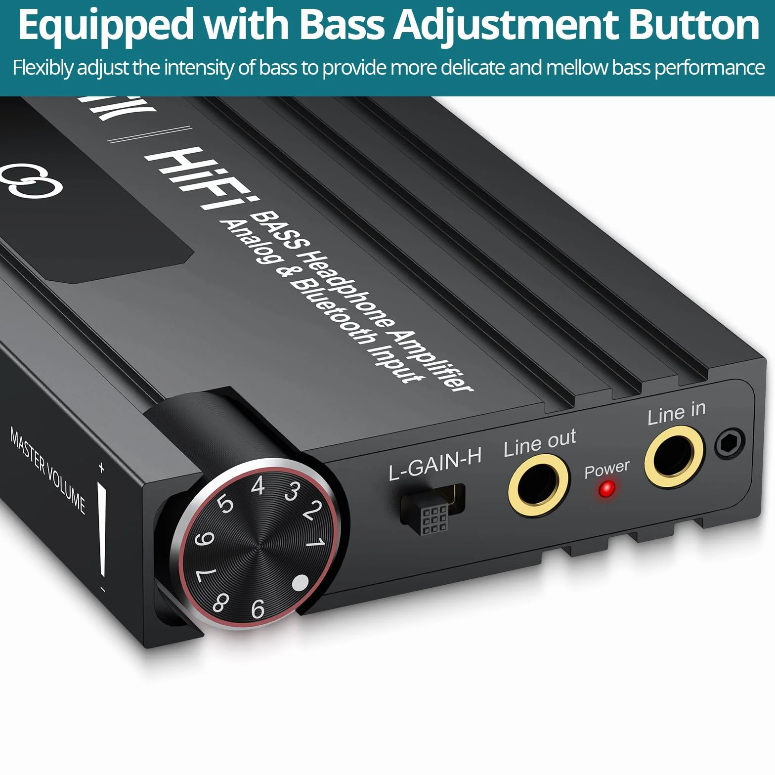 Wzmacniacz słuchawkowy HiFi Bass do MP3/ MP4/ telefonów/komputera