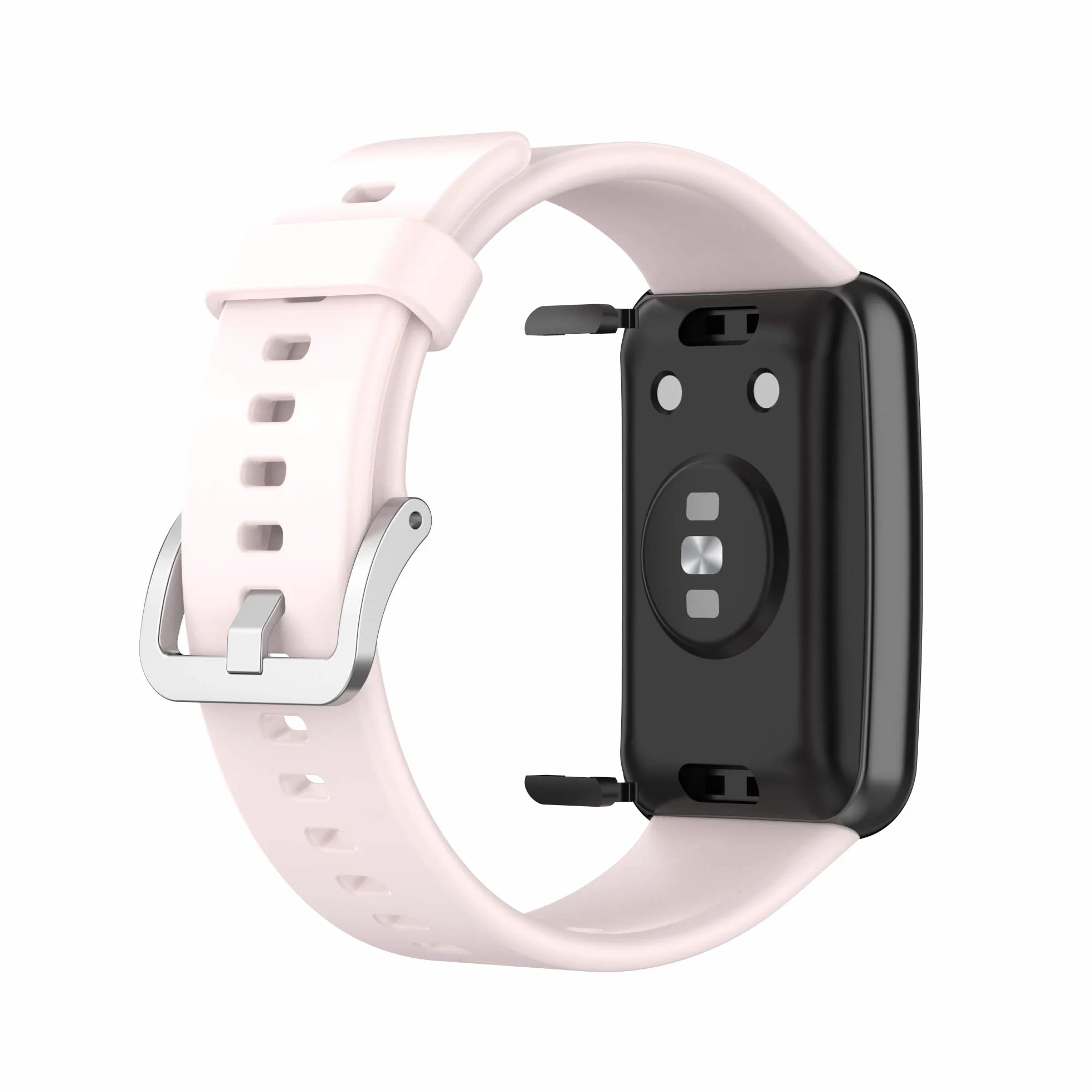 INF Bransoletka kompatybilna z Huawei Watch Fit (TIA-B09/TIA-B19), antypoślizgowe paski z klamrą, pasek silikonowy, zapasowy pasek dla kobiet i mężczyzn
