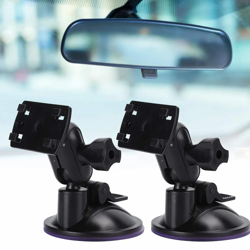 Uchwyt samochodowy GPS, regulowany w zakresie 360 ​​stopni HD-H3041 65 mm 2-częściowy samochodowy nawigator GPS Rejestrator jazdy Uchwyt z przyssawką próżniową Mocowanie kamery na przednią szybę samochodu