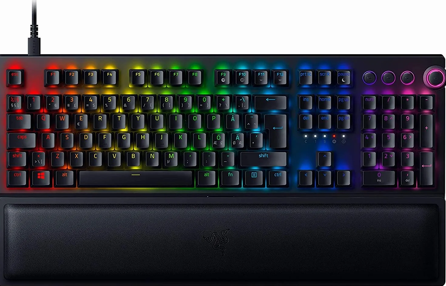 Razer Blackwidow V3 Pro Klawiatura, Czarny, 51.29 x 25.3 x 9.8 cm