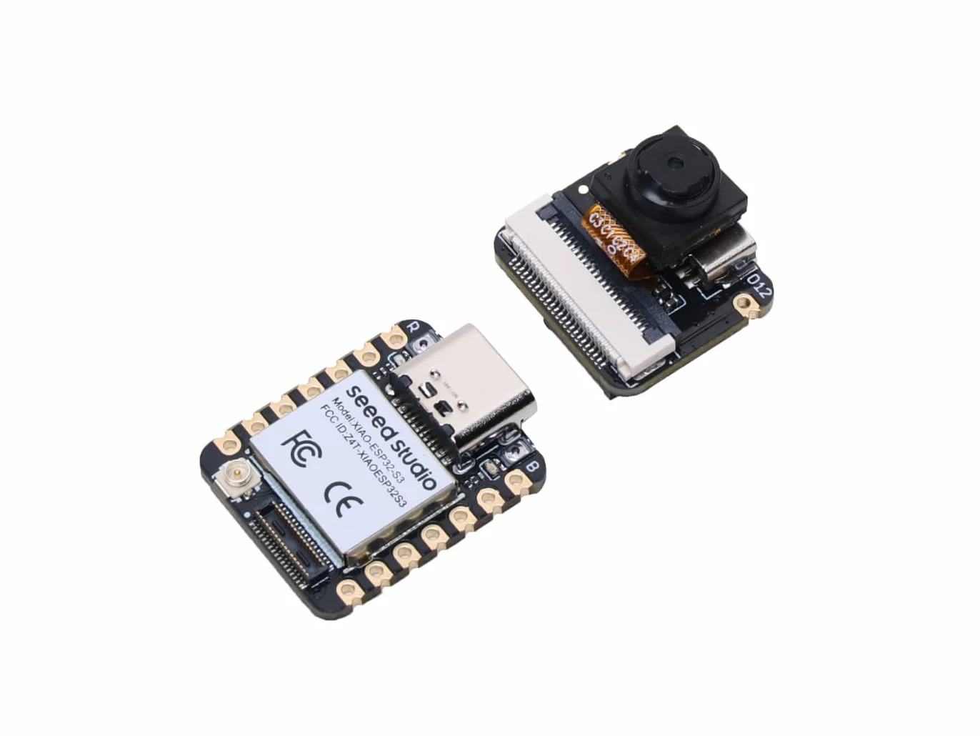 Seeed Studio XIAO ESP32 S3 Sense - 2,4 GHz Wi-Fi, BLE 5.0, czujnik aparatu OV2640, mikrofon cyfrowy, 8 MB PSRAM, 8 MB Flash, obsługa ładowania baterii, bogaty interfejs, IoT, wbudowany ML..