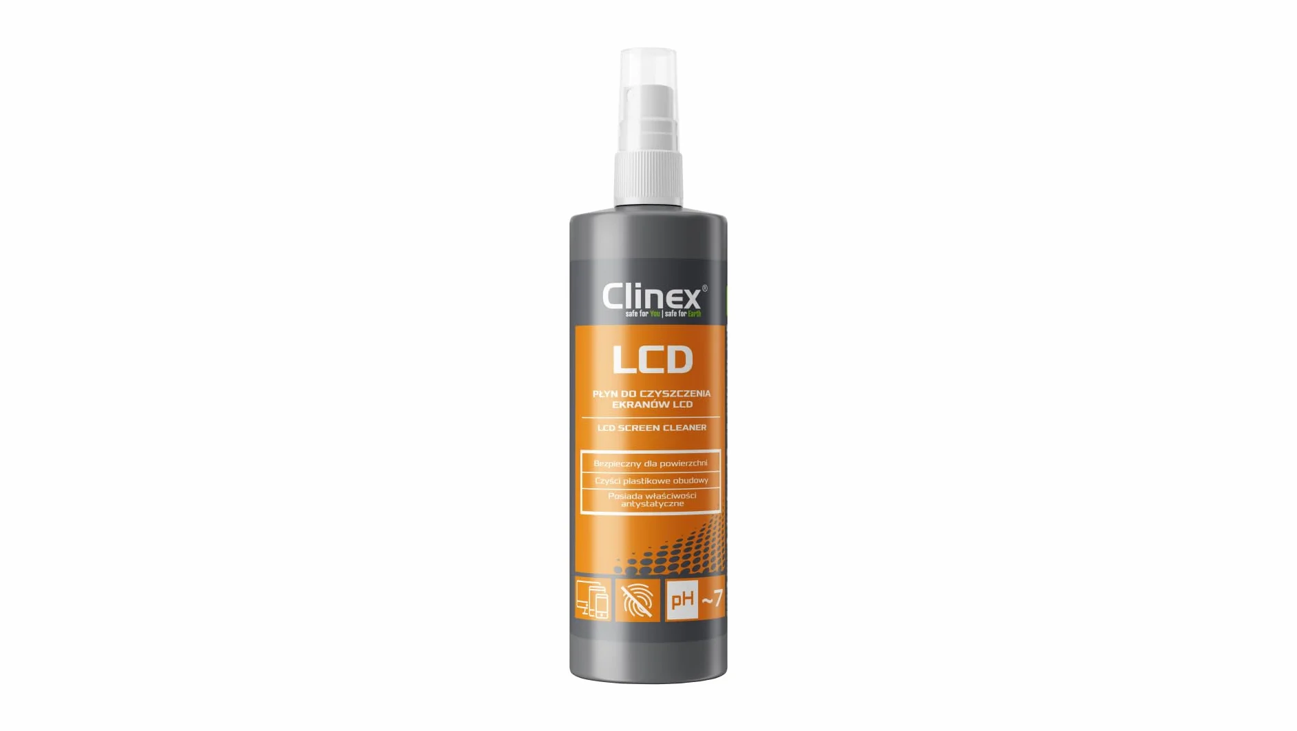 Spray Clinex LCD 200 ml, do czyszczenia ekranu/czyszczenia ekranu – środek do czyszczenia komputera