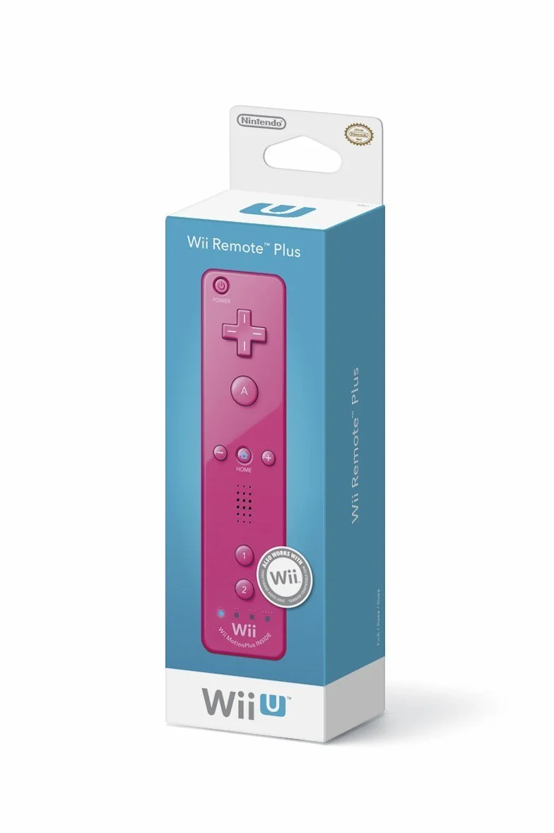 Nintendo Wii Remote Plus Różowy