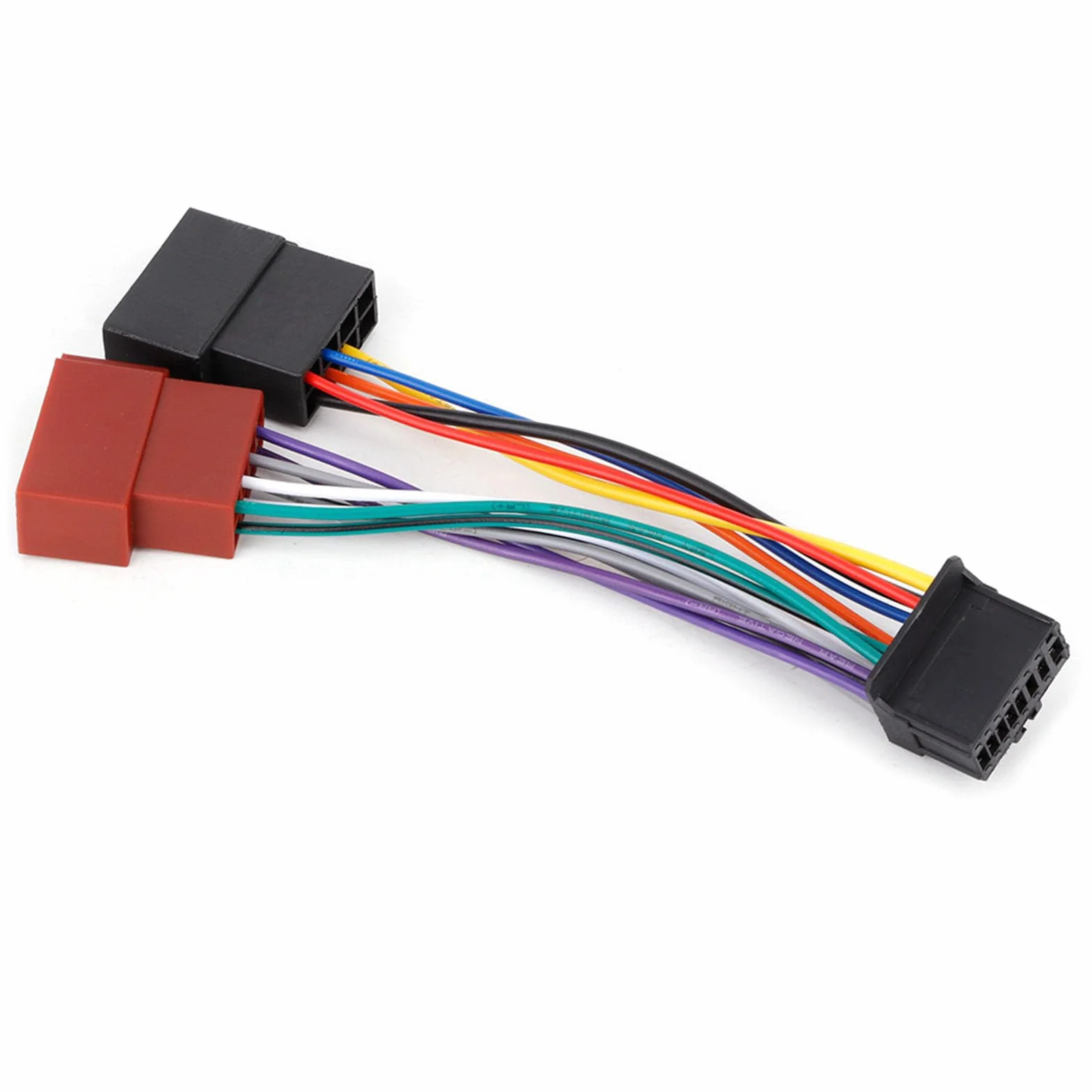 WIĄZKA STEREO CAR 16 PIN DO MINI ISO 8PIN Kabel Okablowania dla 2003-On-łatwa Instalacja, Adapter Wtyczki i Odtwarzania
