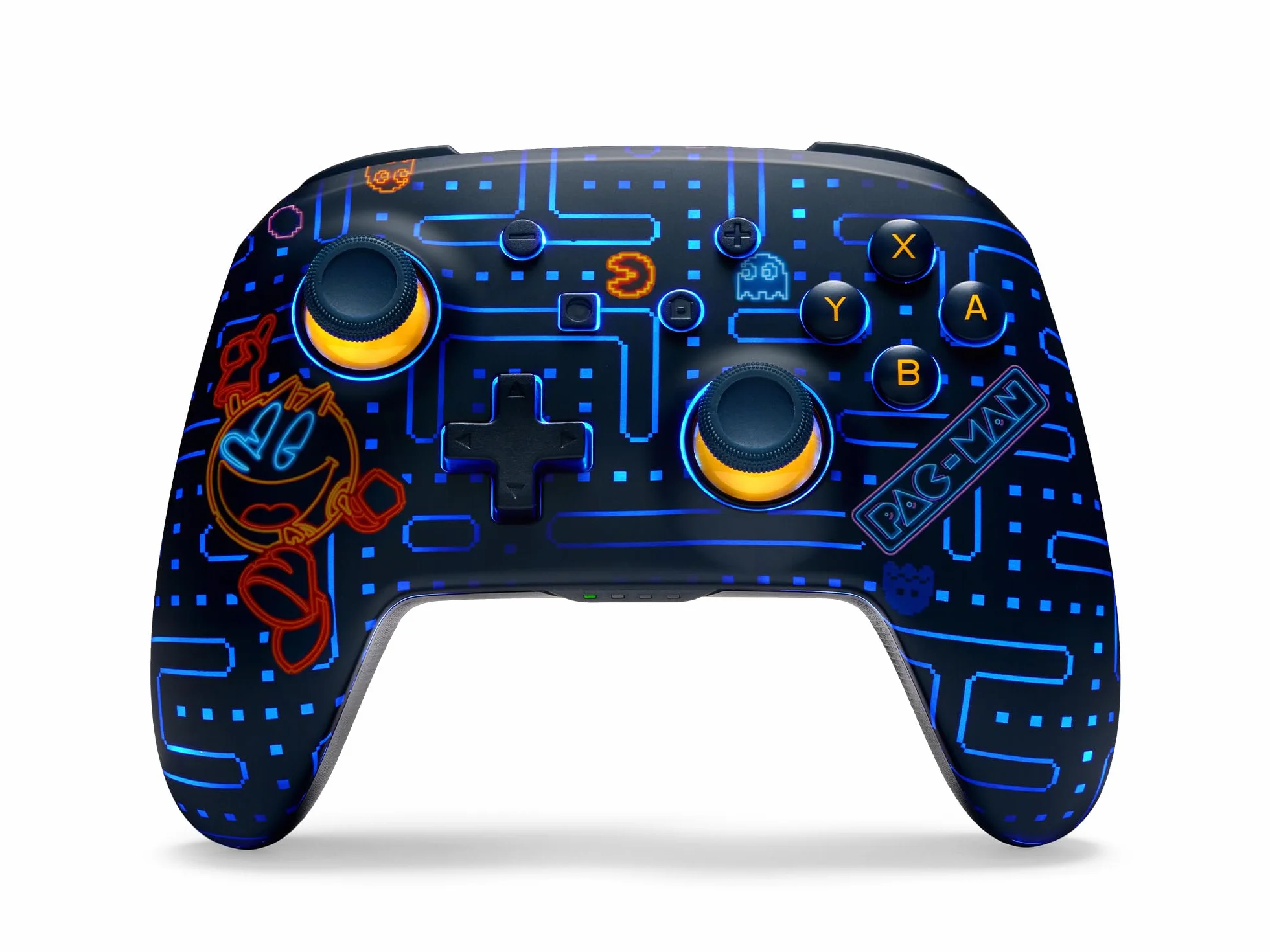 PowerA Enhanced Wireless Controller for Nintendo Switch with Lumectra - PAC-MAN NEON ARCADE