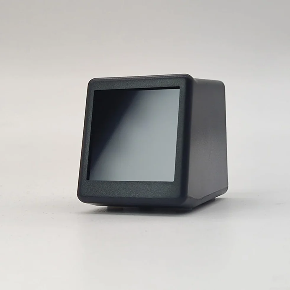 Do Smart Weather Station Mini TV z łącznością Wi-Fi do wyświetlania animacji i funkcją elektronicznego albumu fotograficznego (czarny)