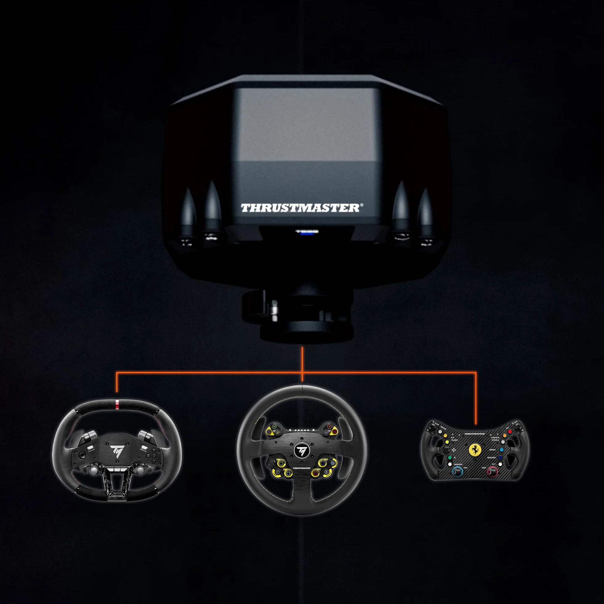 Thrustmaster T598 Servo Base, Podstawa Kierownicy Wyścigowej z Siłowym Sprzężeniem Zwrotnym Direct Axial Drive dla PS5, PS4 i PC