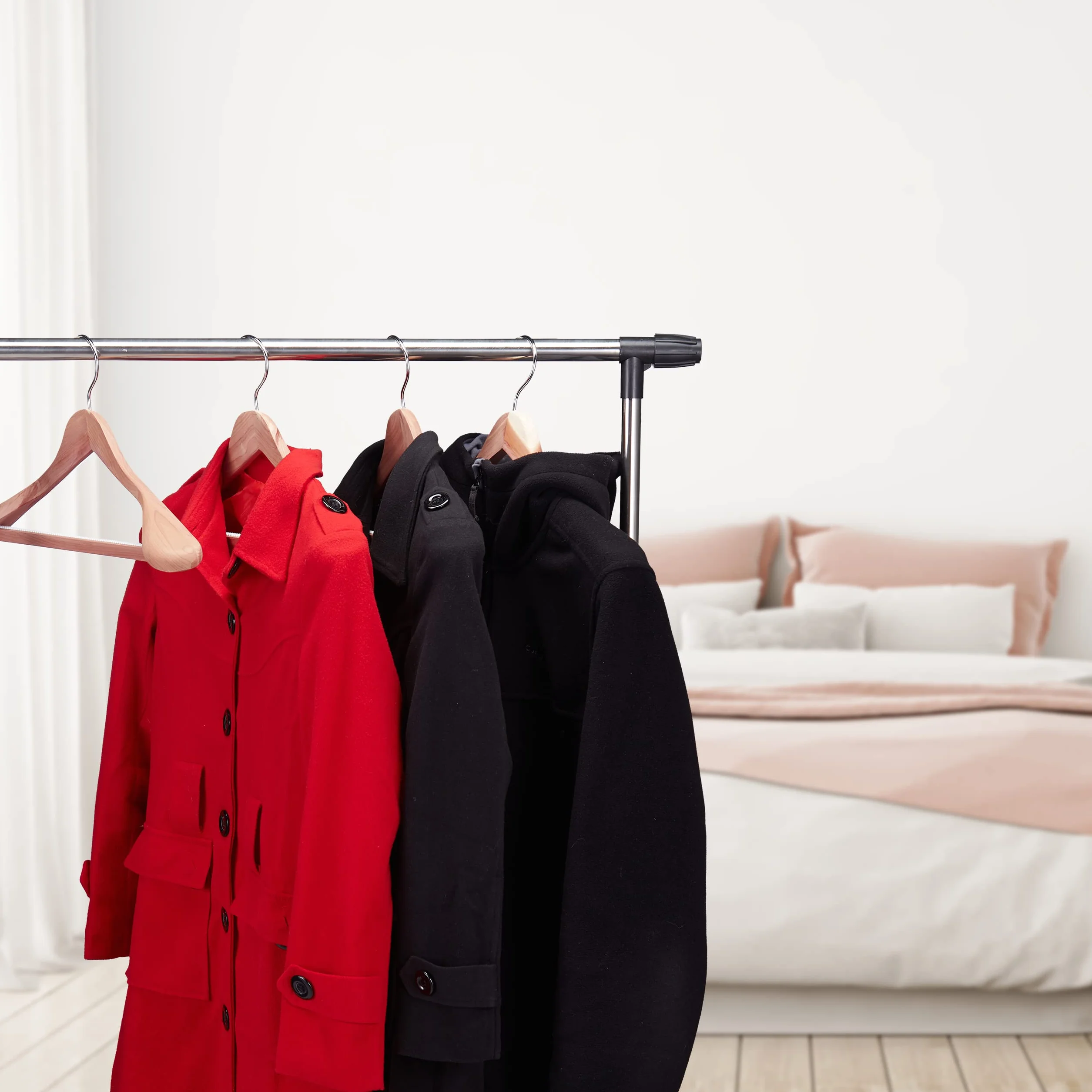 Relaxdays Wieszak na garnitur z drewna cedrowego 45 cm 5 sztuk