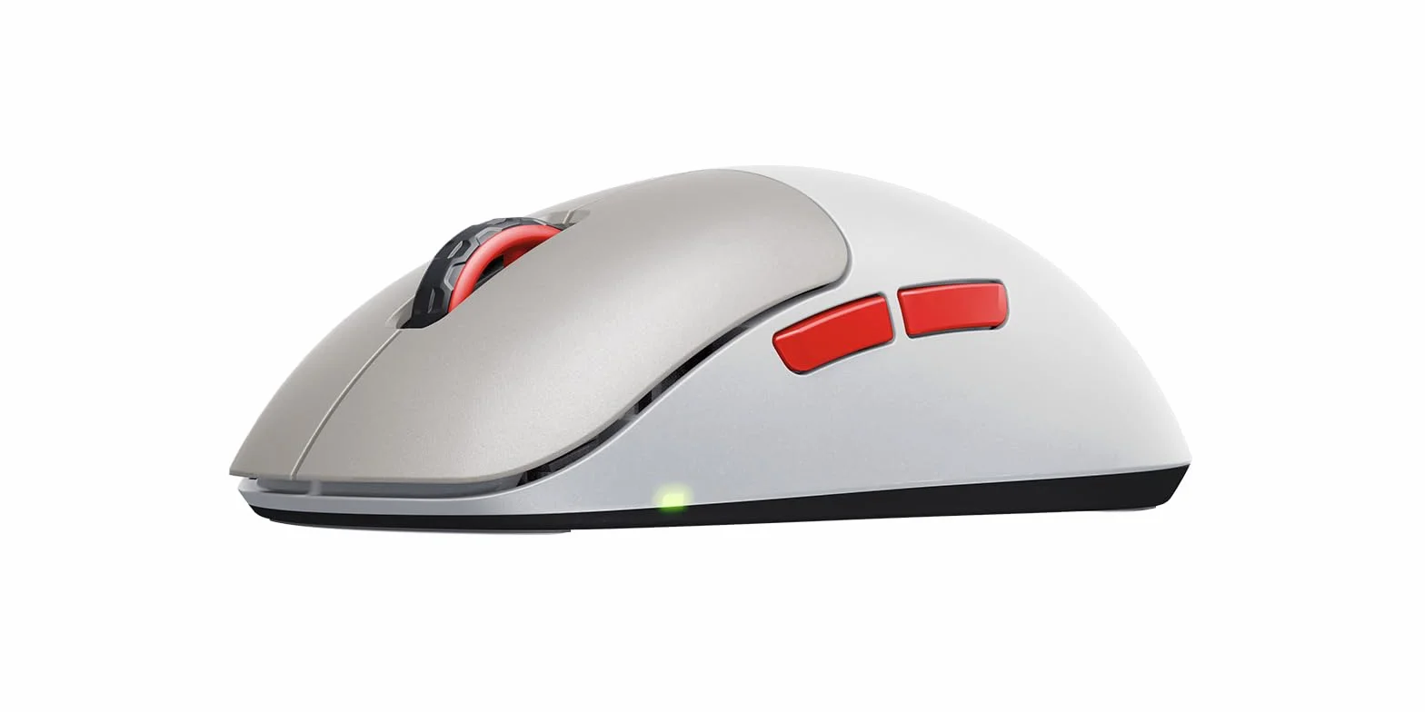 Xtrfy M8 Wireless, bezprzewodowa, ultralekka mysz do gier, zoptymalizowana pod kątem e-sportu, radio 2,4 GHz, wyjątkowo niski przód dla większej precyzji, ładowalna, retro
