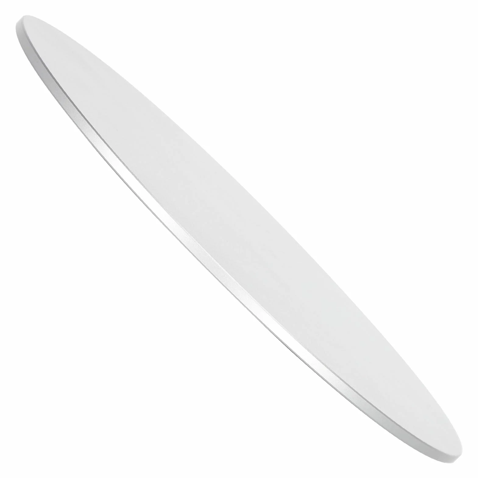 Talerz obrotowy do monitora, ze stopu aluminium, obracany o 360°, do biura, domu, szkoły (srebrny)