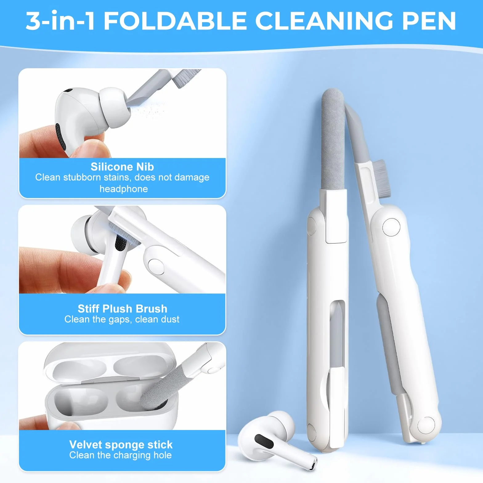 flintronic 4 rozmiary końcówek dousznych kompatybilne z AirPod Pro i AirPods Pro 2