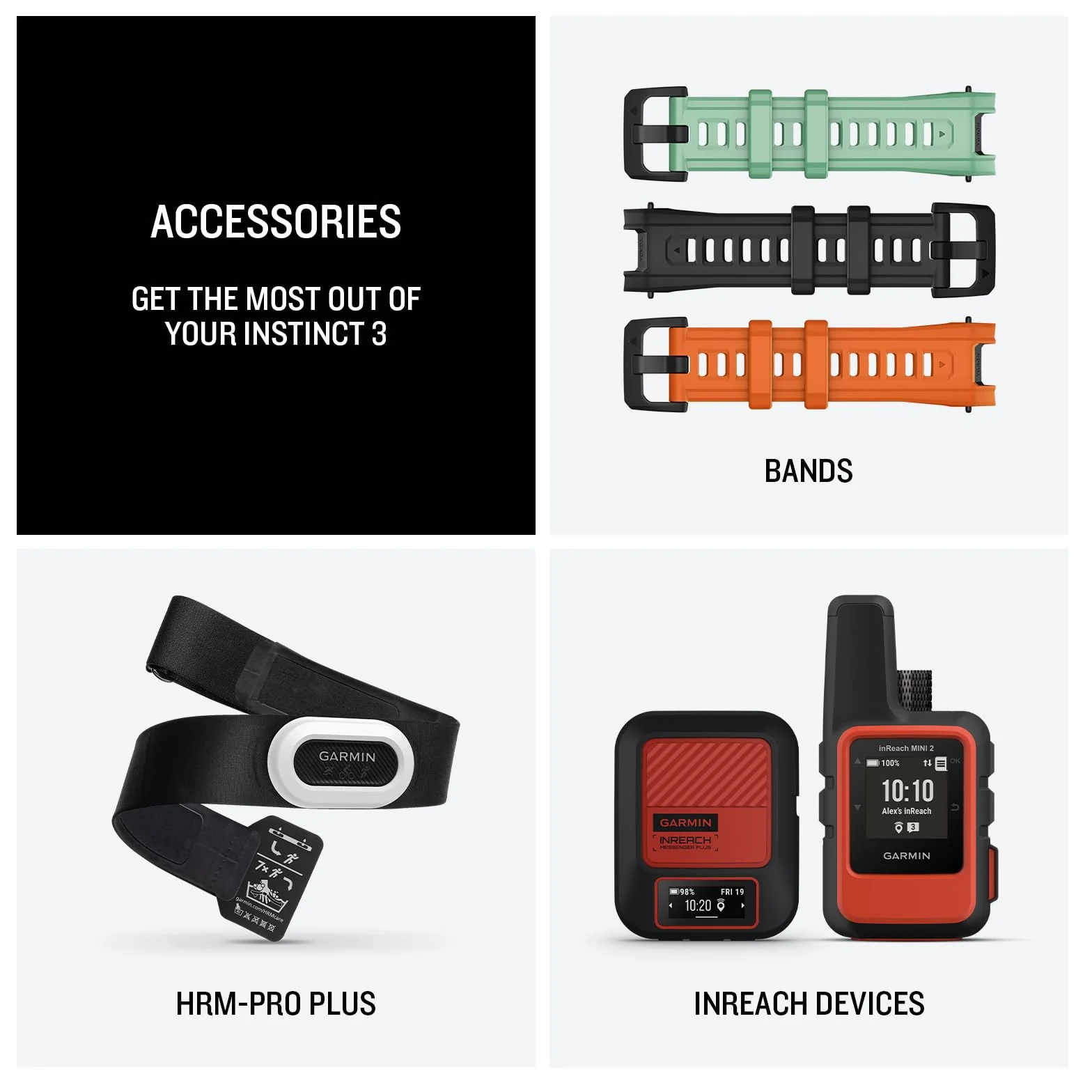 Garmin Instinct 3, zapasowy pasek do smartwatcha 45 mm, oryginalne akcesorium, pomarańczowy Ember Orange, Ember Orange, Jeden rozmiar, Nowoczesny