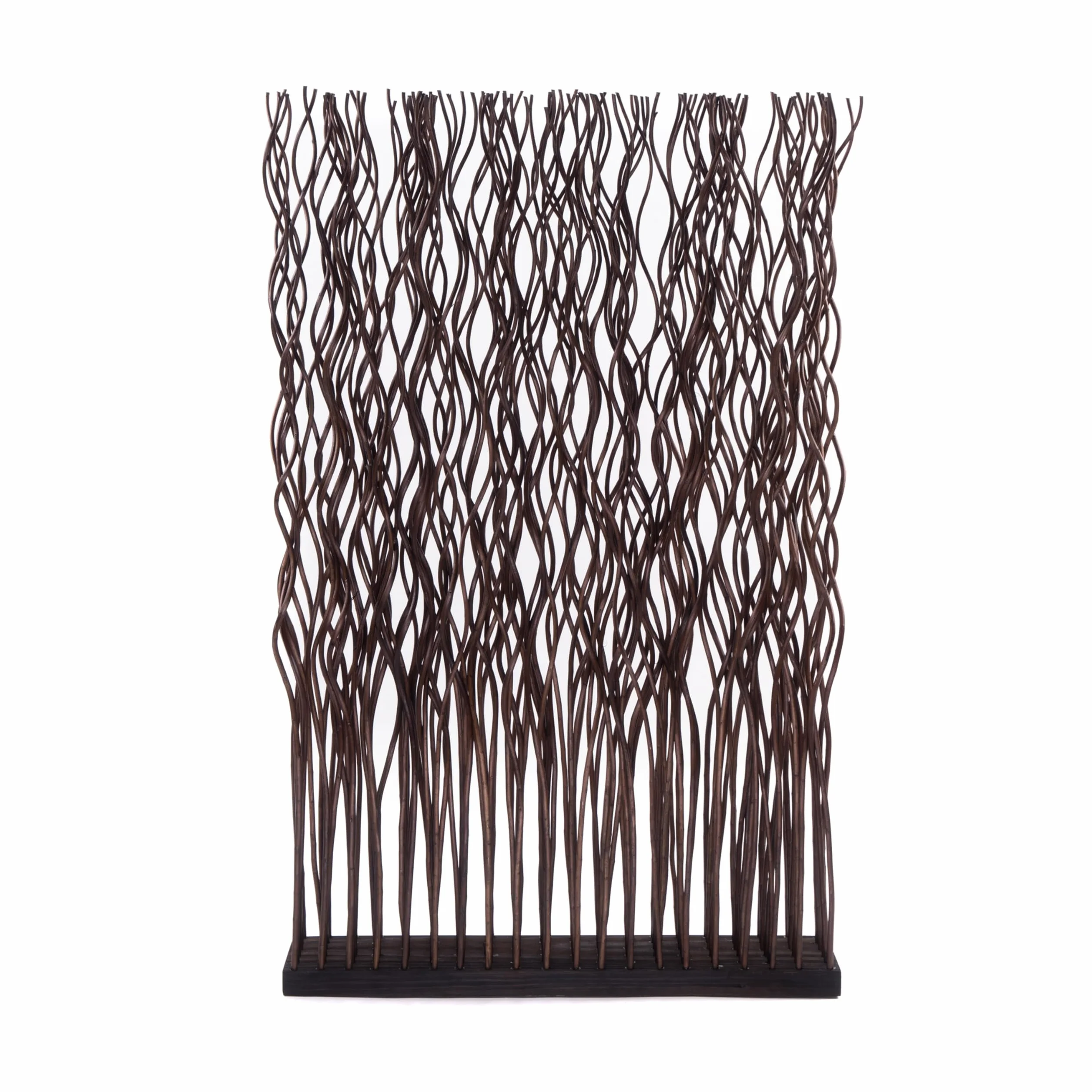 Bello PARAVENT Kinki | 110 x 70 x 17 cm, przegroda z drewna wierzbowego | gałązka, ekran, dekoracyjna ścianka działowa, ruchoma ścianka działowa, element dekoracyjny z wierzby | Kolor