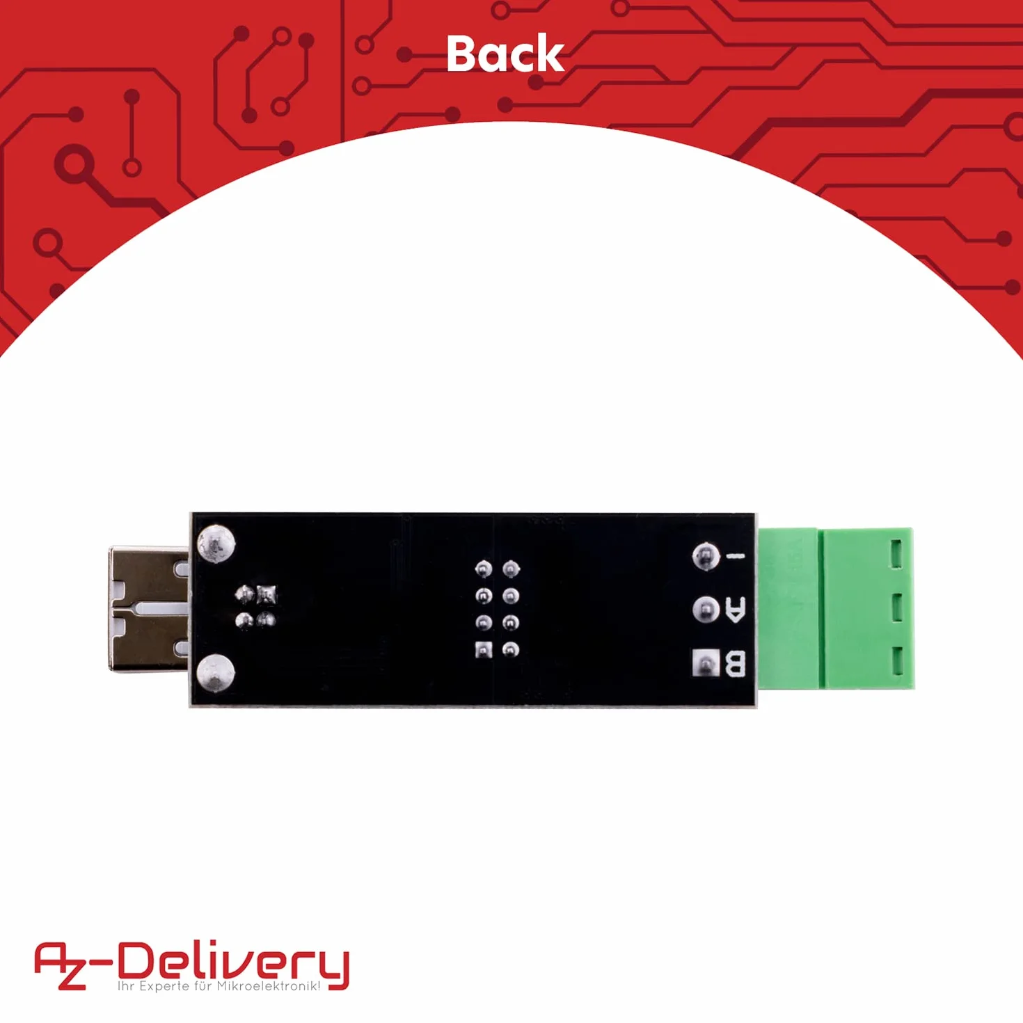 AZDelivery FT232 USB 2.0 do TTL RS485 adapter szeregowy na USB | konwerter szeregowy moduł FTDI Interface Board