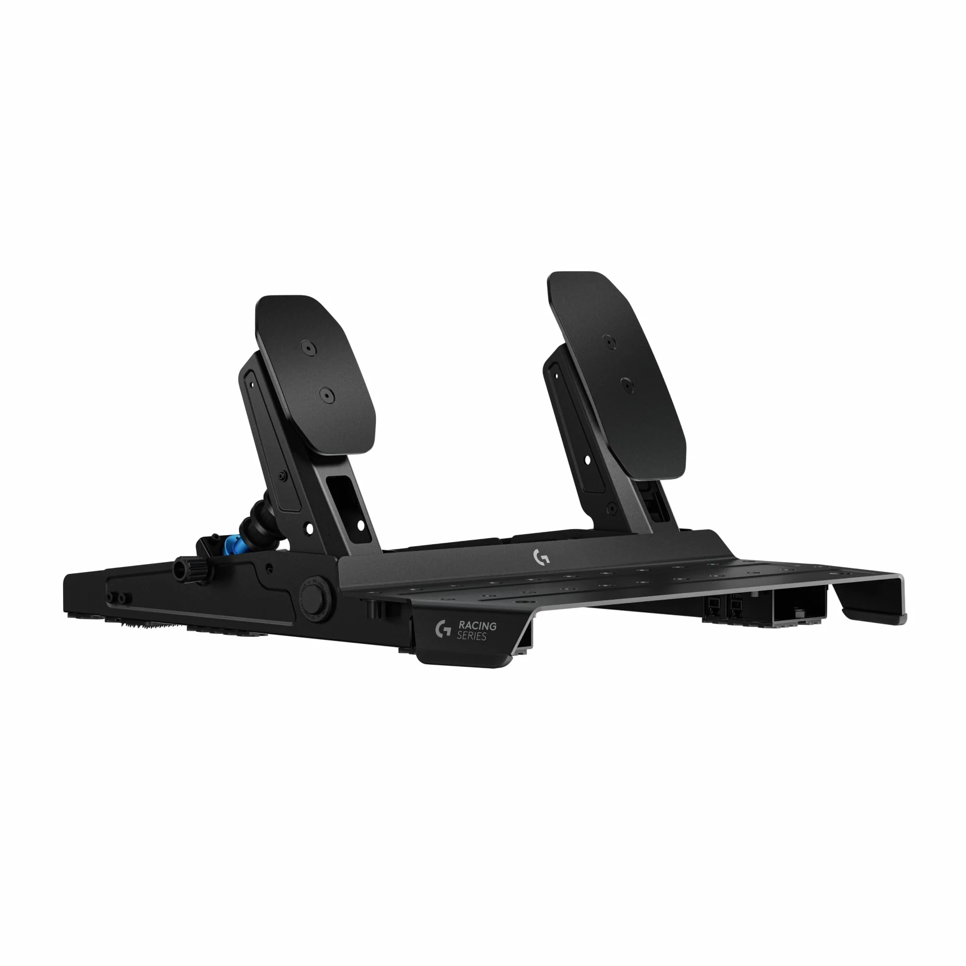 Logitech G RS Pedals Pedały wyścigowe do symulatorów z hamulcem czujnikiem tensometrycznym 75 kg regulowane pozycje modułowa konstrukcja stalowa rama Czarny