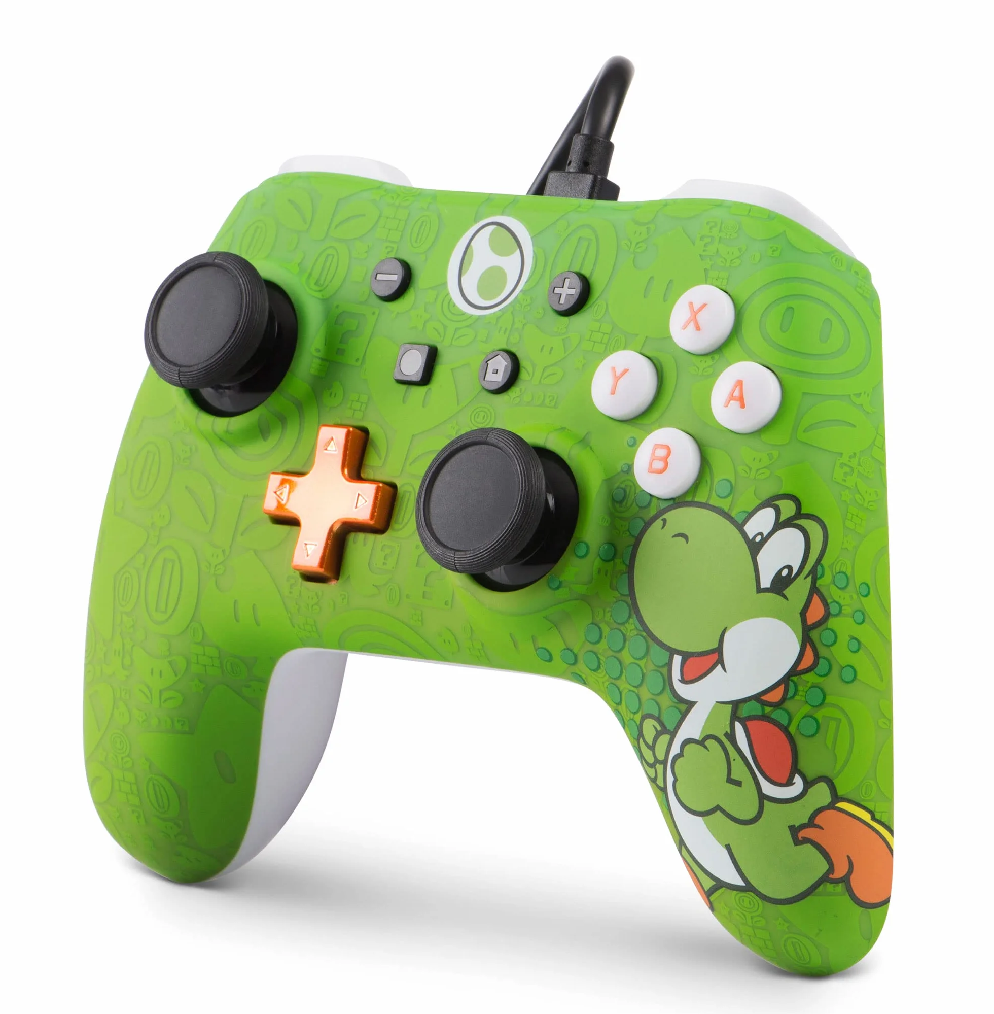 Kontroler przewodowy PowerA do Nintendo Switch - Yoshi, Gamepad, kontroler gier, kontroler przewodowy, oficjalna licencja