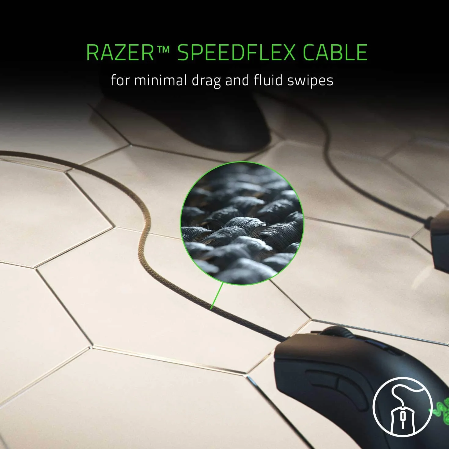 Razer DeathAdder V2 Mini - przewodowa mysz USB do gier z optycznymi przełącznikami myszy (ultralekka 61 g, kabel Speedflex, czujnik optyczny 8500 DPI, optyczny przełącznik myszy) Czarny