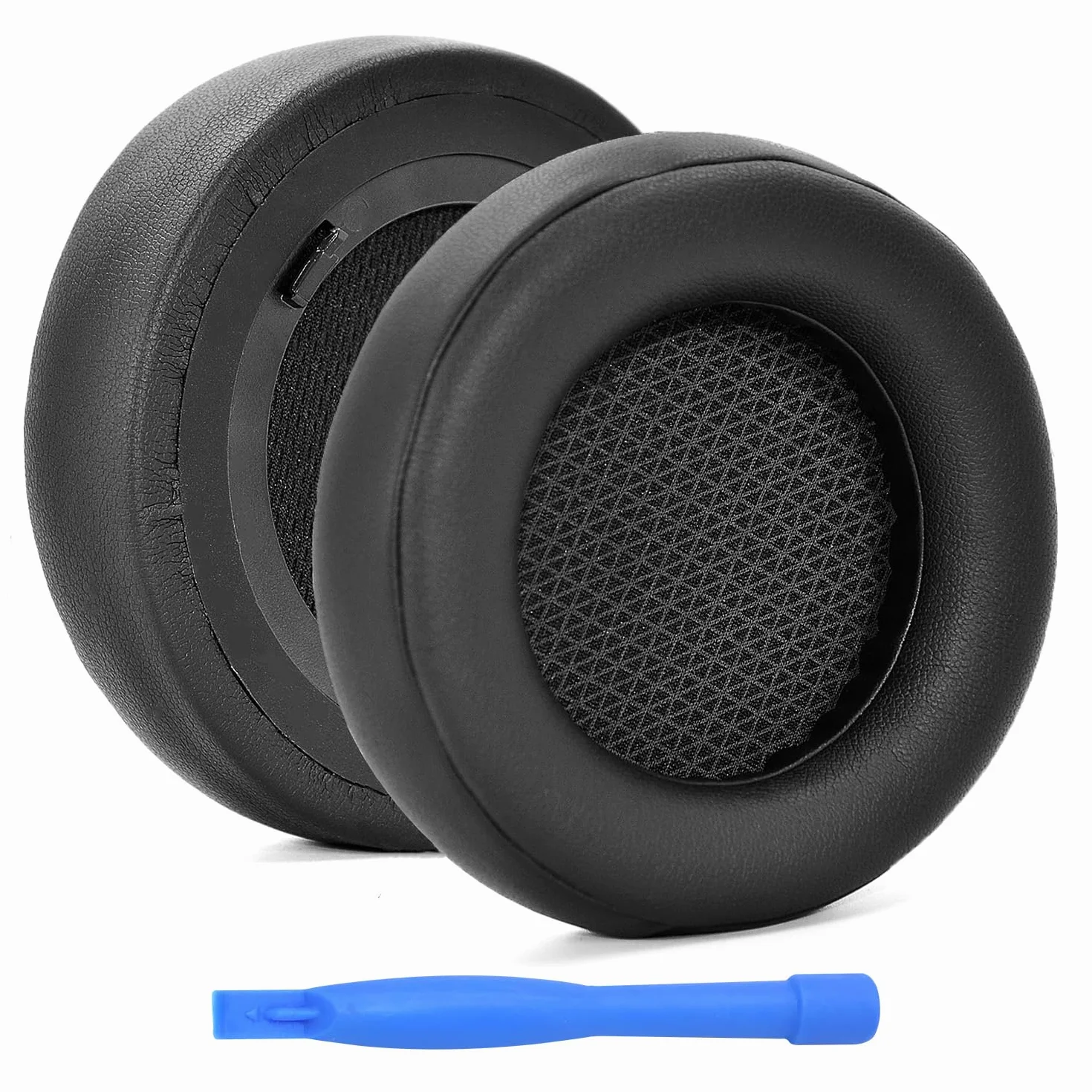 Zapasowe Nausznik do Corsair Virtuoso RGB Wireless/RGB Wireless XT/RGB Wireless SE Gaming Słuchawek od MMOBIEL - Protein PU Wymienna Poduszka Uszu - Noise Isolation Pady Nauszne – Czarny