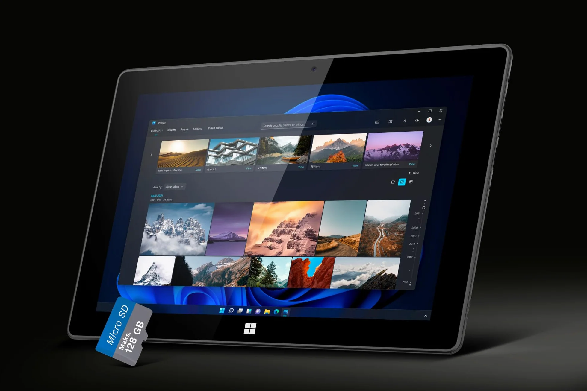 Krüger&Matz Tablet 2in1 EDGE 1089 Przekątna 10,1" USB3.0 HDMI 8/256 GB Windows 11 Pro KM1089S.1