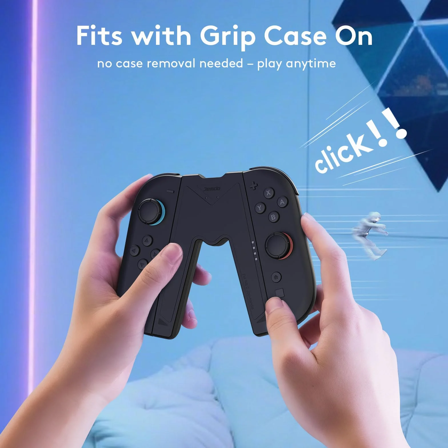 JEMDO Joy Controller uchwyt do ładowania, kompatybilny z Nintendo Switch 2025