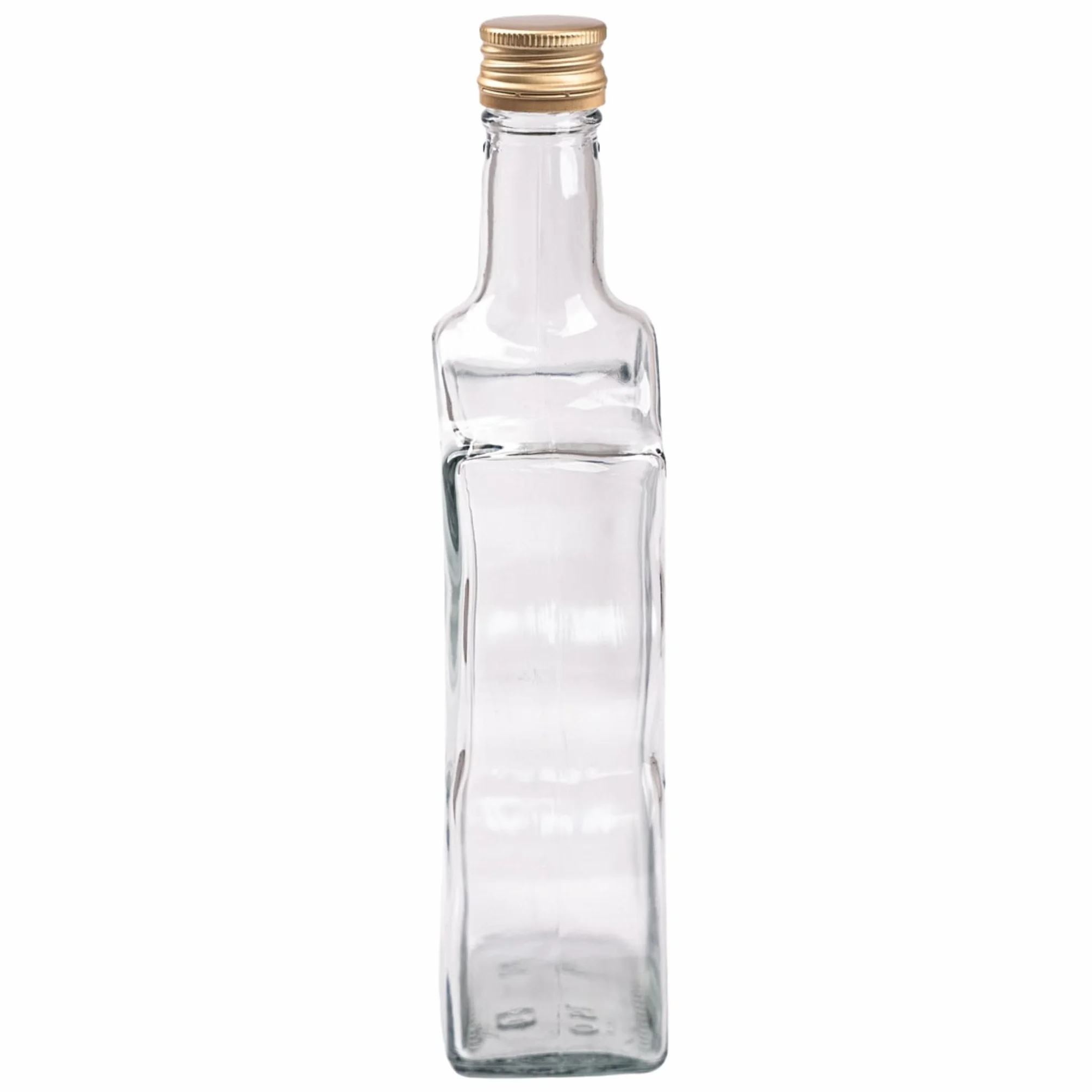 OMAGO® Zestaw 5 sztuk butelek, szklane butelki na soki, nalewki, wino, sznklane opakowanie z zakrętką, 5x, butelki, 0,5L, wysoka jakość
