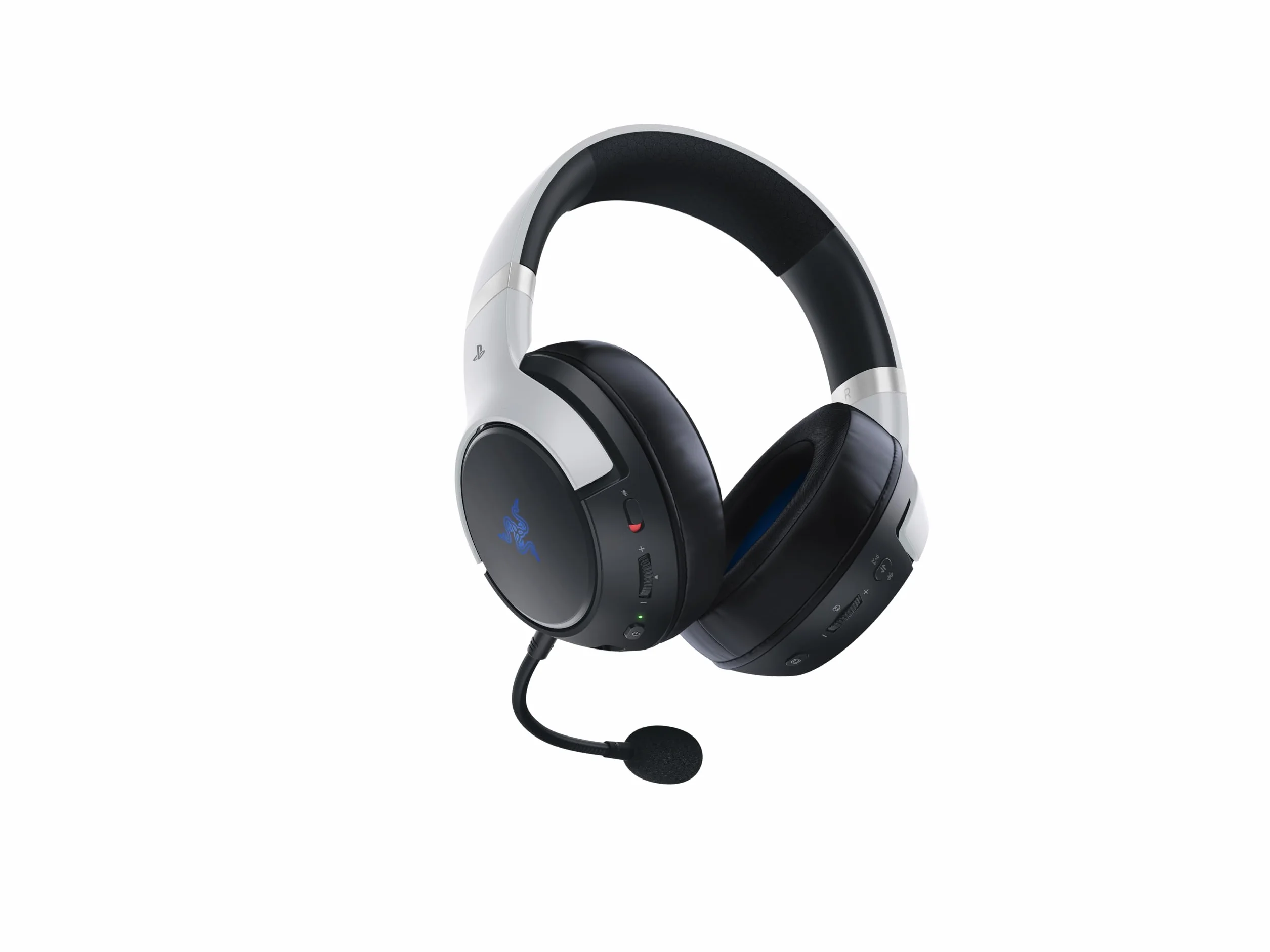 Razer Kaira Pro HyperSpeed - wieloplatformowy bezprzewodowy zestaw słuchawkowy do gier (bezprzewodowy HyperSpeed, HyperSense Haptic, głośniki tytanowe 50 mm) czarno-biały