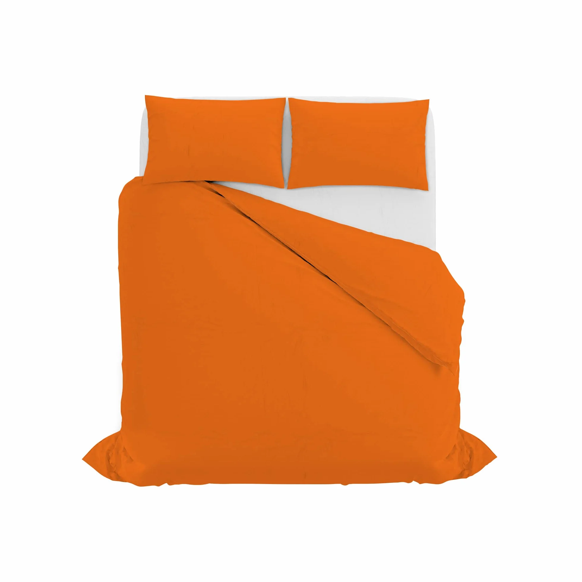 Italian Bed Linen poszewka na kołdrę, pomarańczowa, 100% mikrofibra