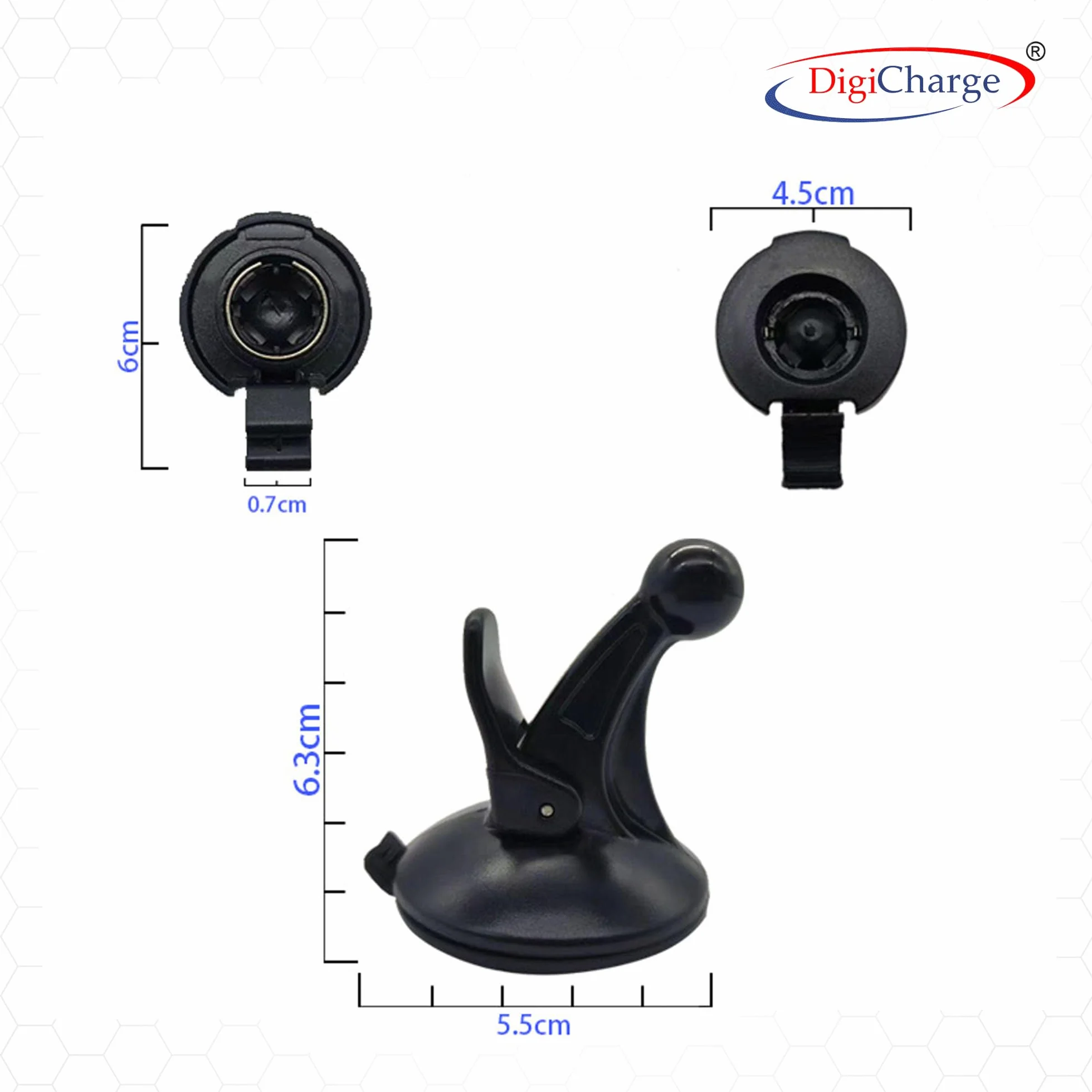 Uchwyt przyssawkowy szyby samochodowej do napędu Garmin DriveSmart 51 52 53 50LMT-D 50LM 51LMT-S 55 60LM 61LMT-S 61 65 66 76 780 DEZL LGV7000 570 580 Camper Van Camper