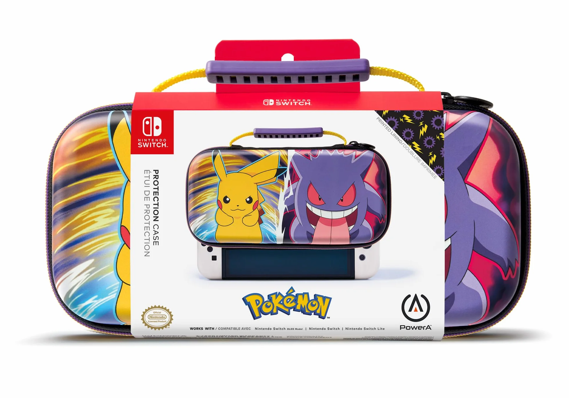 PowerA Protection Case for Nintendo Switch Pikachu vs Gengar