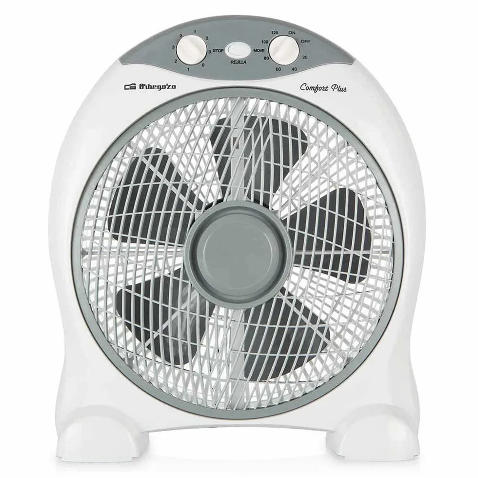Orbegozo BF 1030 wentylator z 5 łopatkami, 3 prędkości, timer, ochrona przed przewróceniem, 45 W