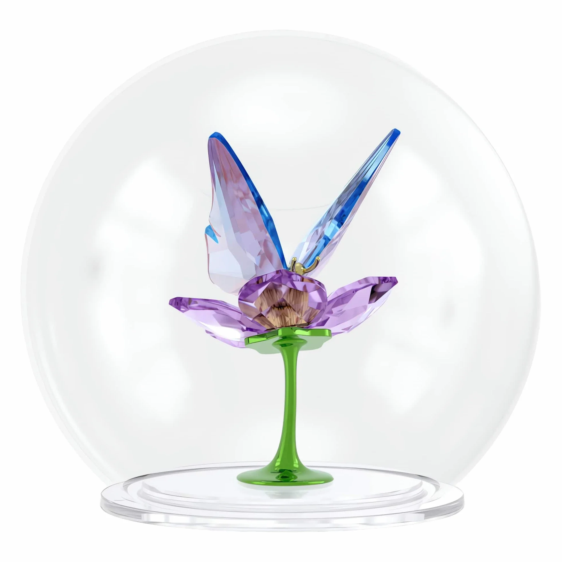 Swarovski Idyllia Szklana kula Motyl i kwiat