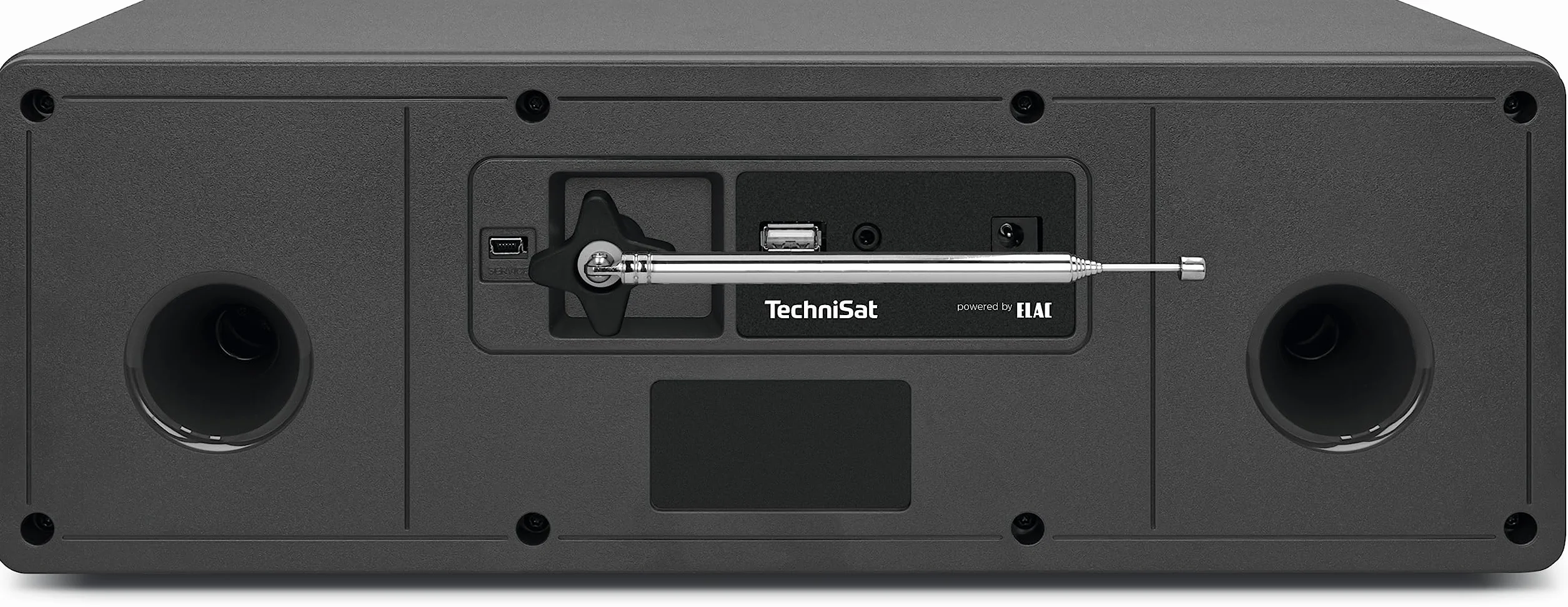 TechniSat DIGITRADIO 4 IR - stereo radio internetowe (DAB+, UKW, Bluetooth Audiostreaming, wejście AUX, budzik z timerem, wyświetlacz TFT, 20 W RMS, głośnik Elac, Made in Germany), czarne
