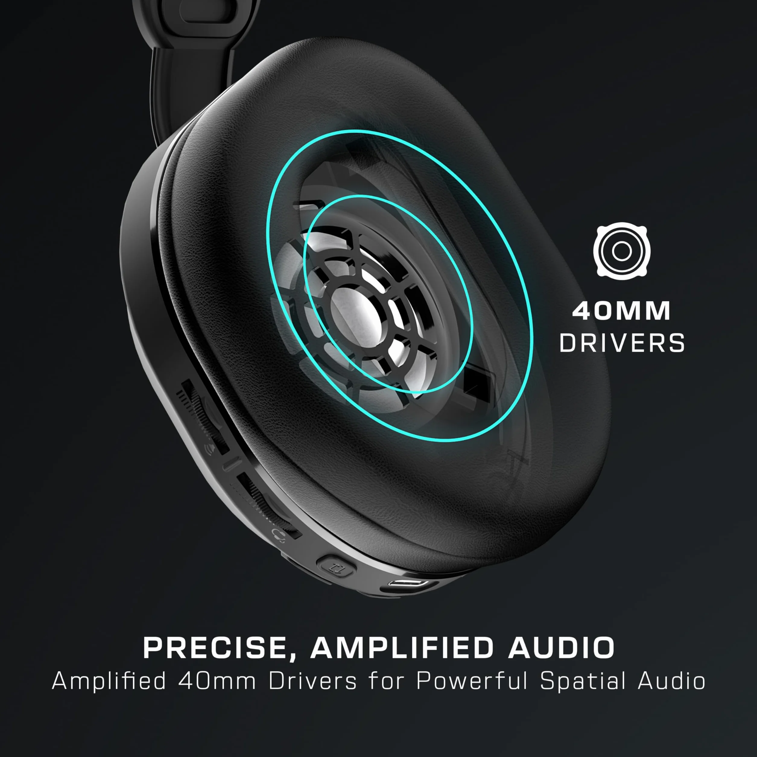 Turtle Beach Stealth 500 Czarny Xbox Bezprzewodowe Słuchawki Gamingowe w/ 40hr Bateria na Xbox Series X|S, Xbox One & Bluetooth na Switch, PC & Mobile