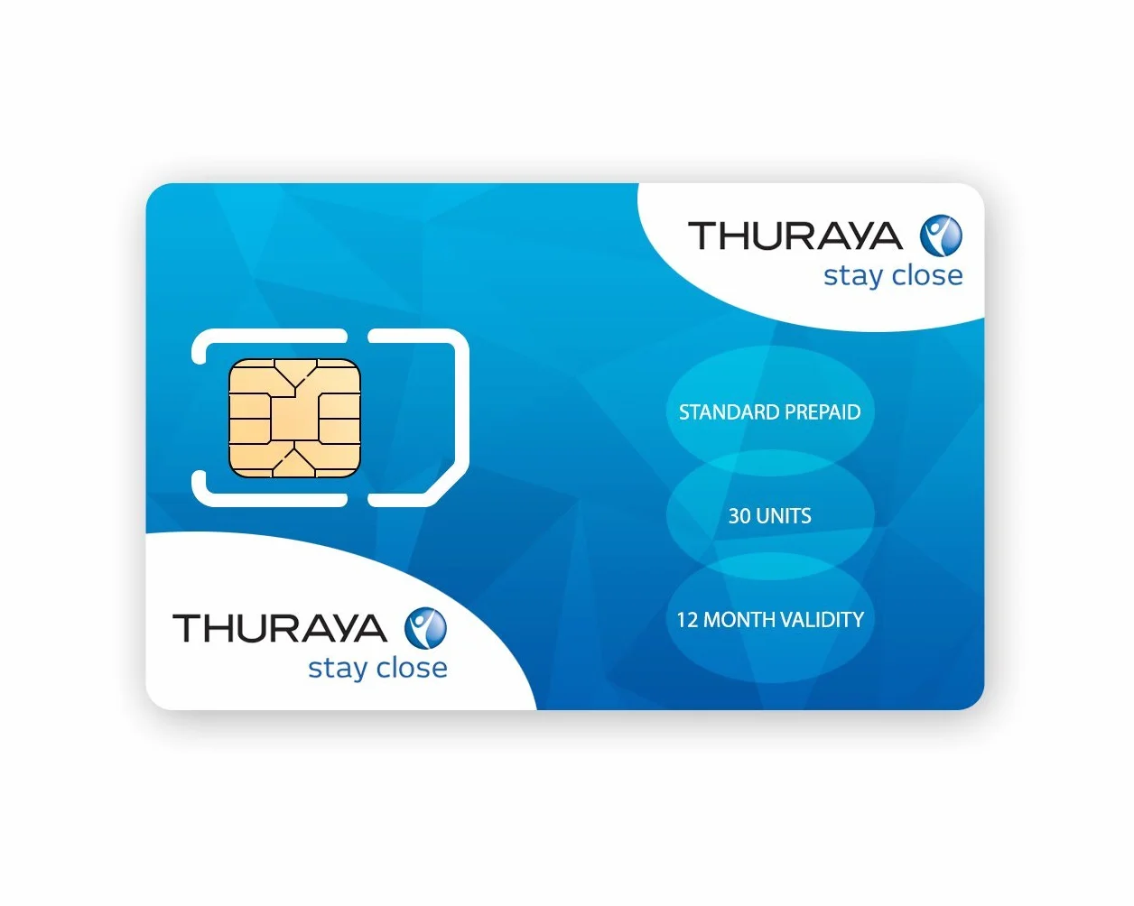 Thuraya Standardowa karta SIM do telefonu satelitarnego z 30 jednostkami