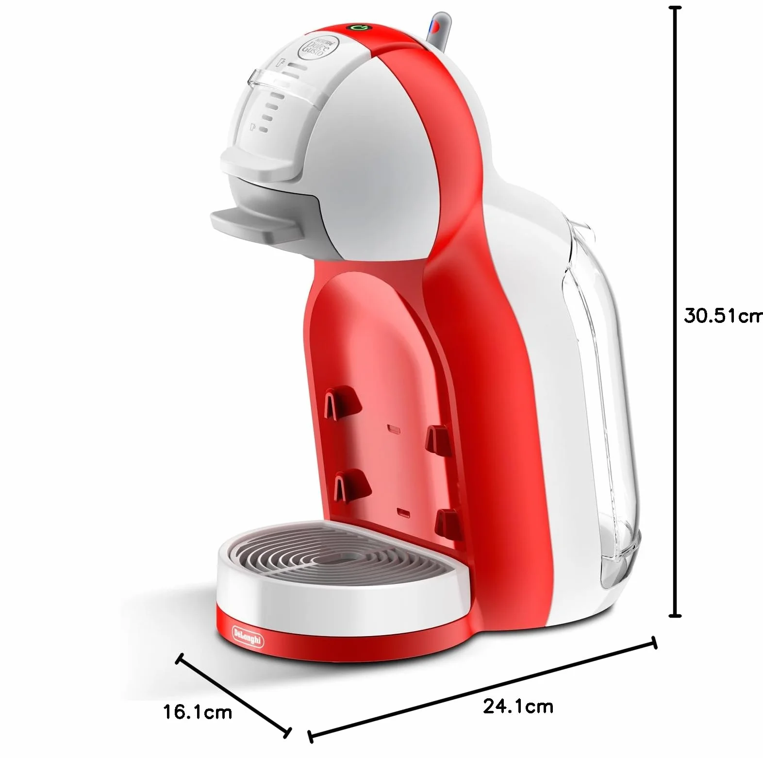 Nescafe Dolce Gusto Mini Me EDG305.WR ekspres do kawy na kapsułki czerwony biały